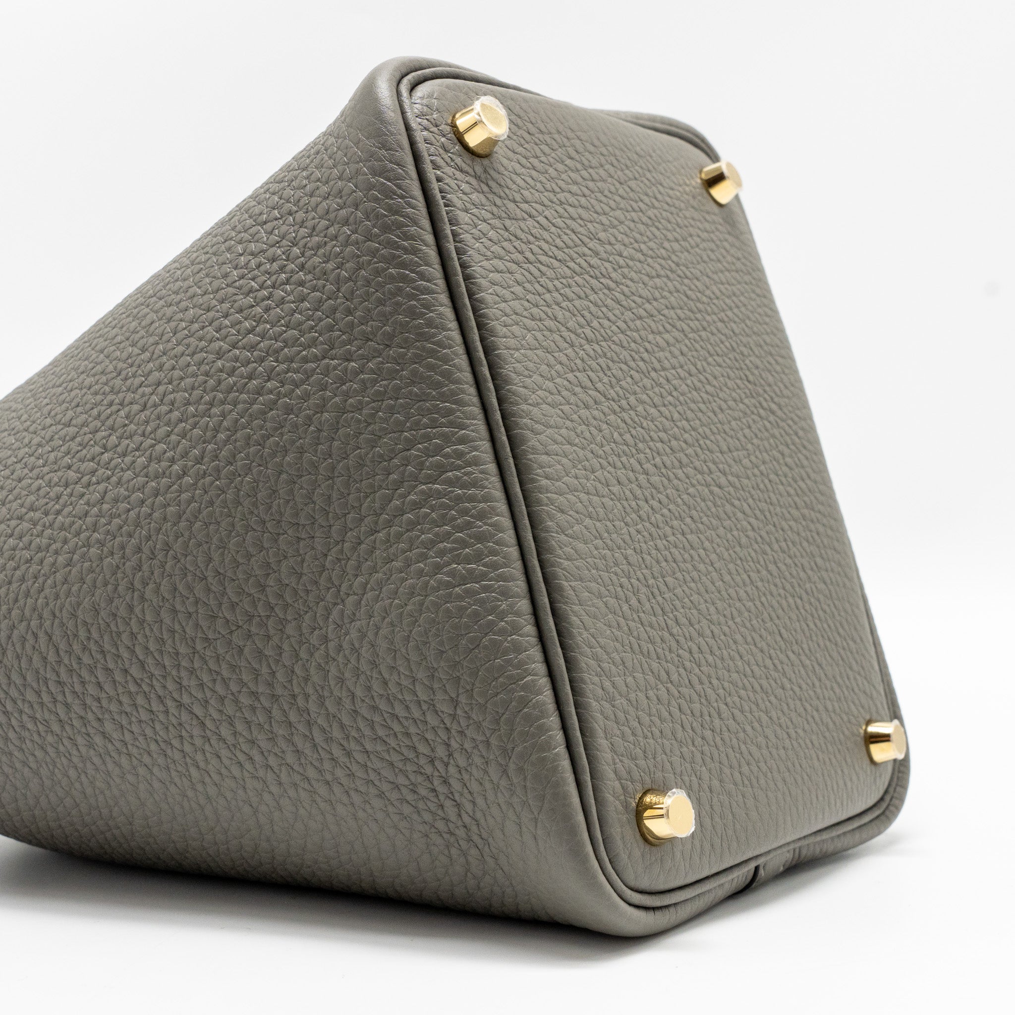 HERMES PICOTIN 18 LOCK BAG CLEMENCE 0L GRIS MEYER GHW