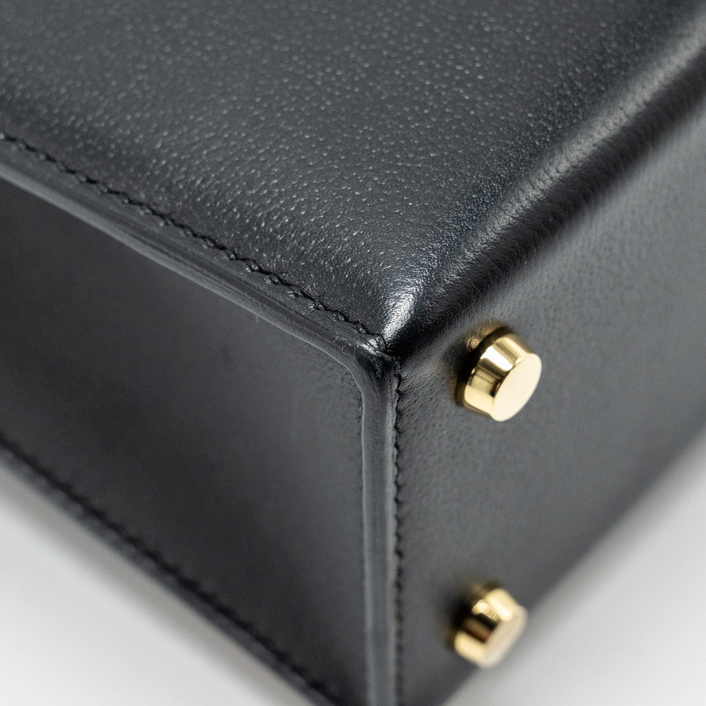 HERMES VERROU 21 BAG ALLEGRETTO PERMABRASS BLACK LGHW