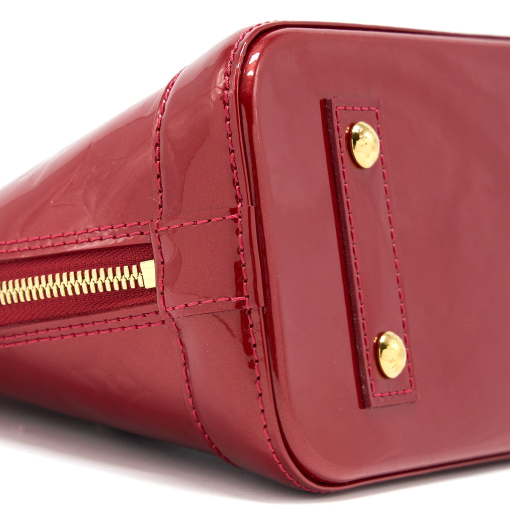LOUIS VUITTON ALMA BB VERNIS RED GHW