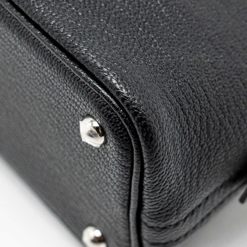 HERMES MINI BOLIDE CHEVRE MYSORE BLACK SHW