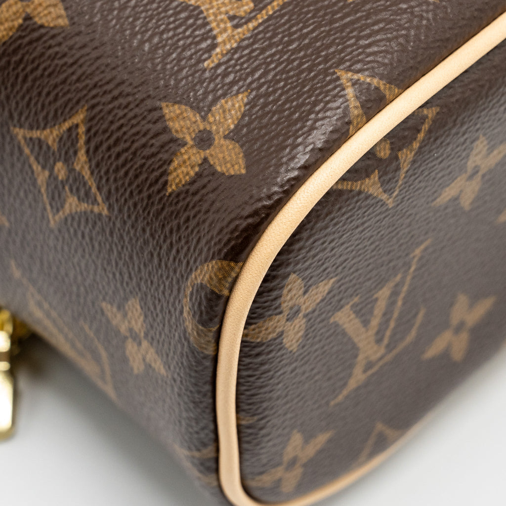LOUIS VUITTON NICE NANO MONOGRAM CANVAS GHW