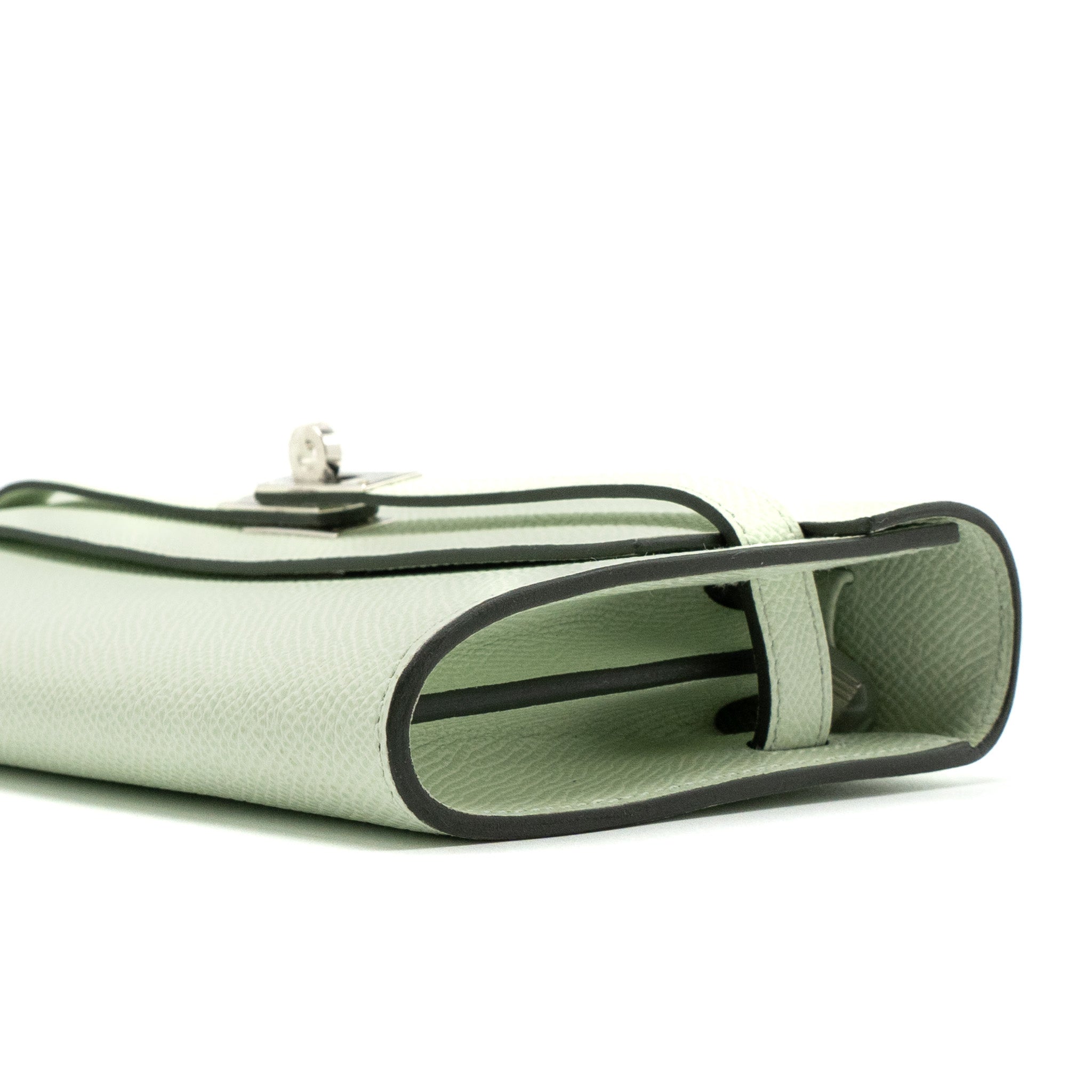 HERMES KELLY TO GO EPSOM VERT FIZZ SHW