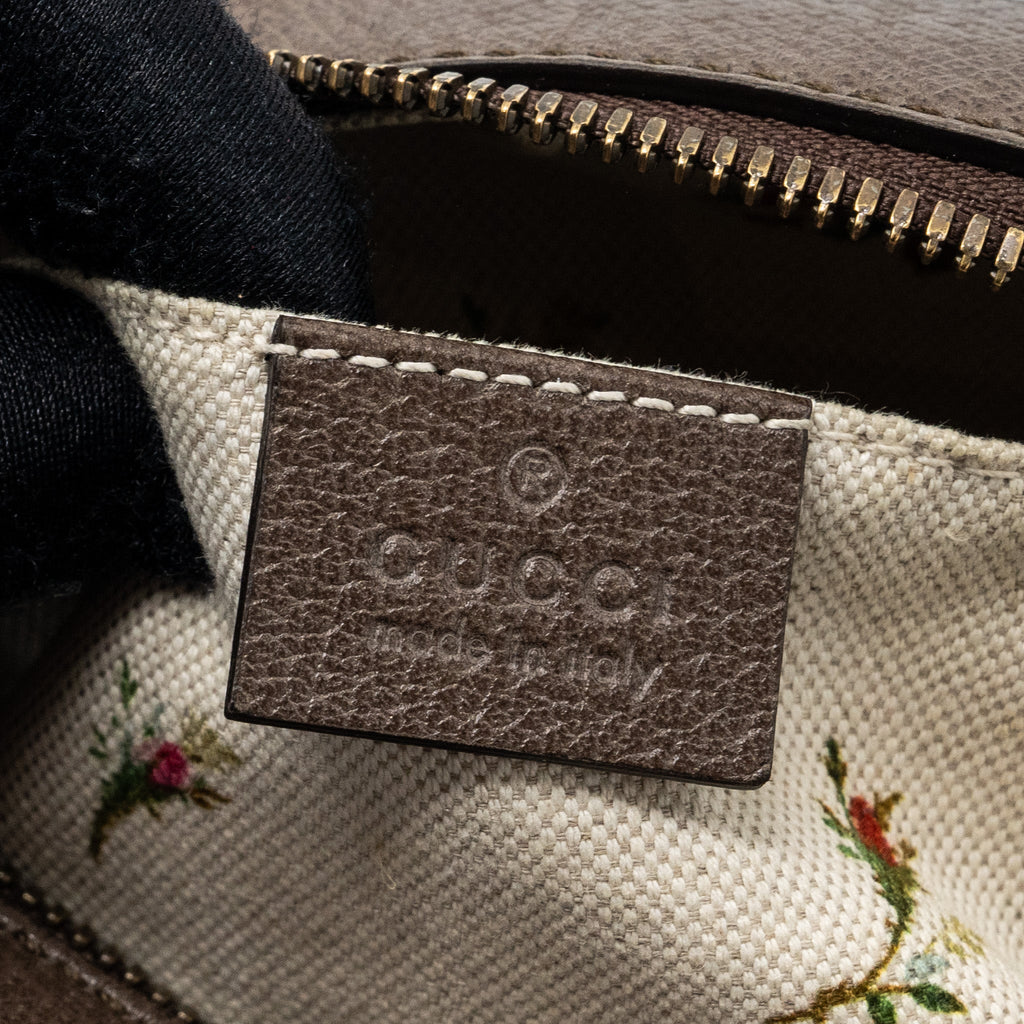 GUCCI CAMERA BAG GG SUPREME CANVAS BROWN/ MULTICOLOUR GHW