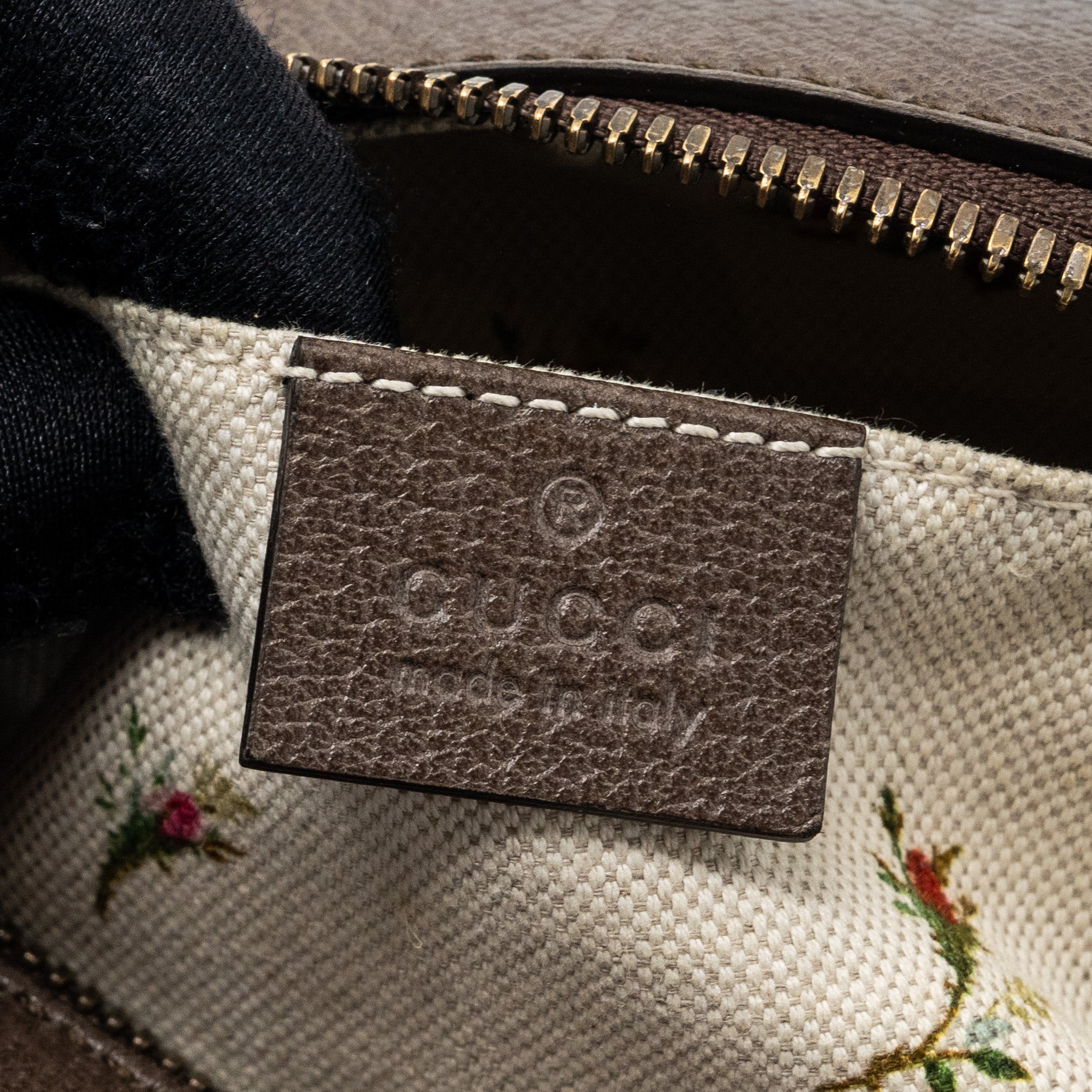 GUCCI CAMERA BAG GG SUPREME CANVAS BROWN/ MULTICOLOUR GHW