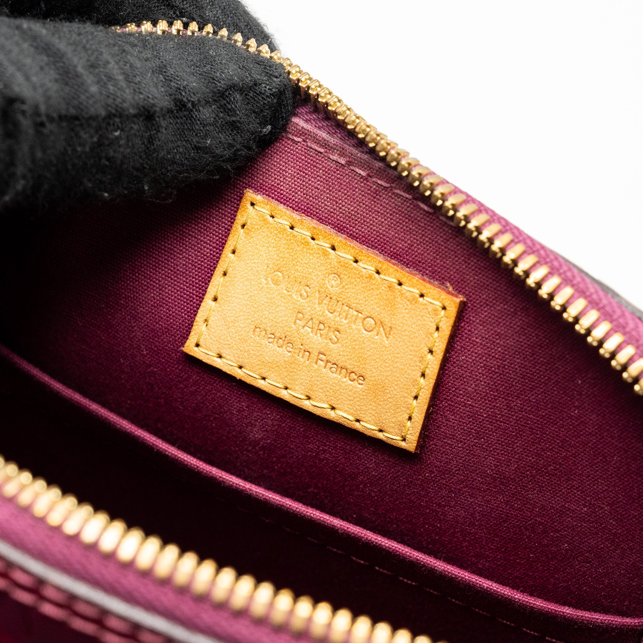 LOUIS VUITTON ALMA BB PATENT LEATHER INDIAN ROSE GHW