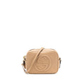 GUCCI SOHO DISCO BAG CALFKSIN DARK BEIGE GHW