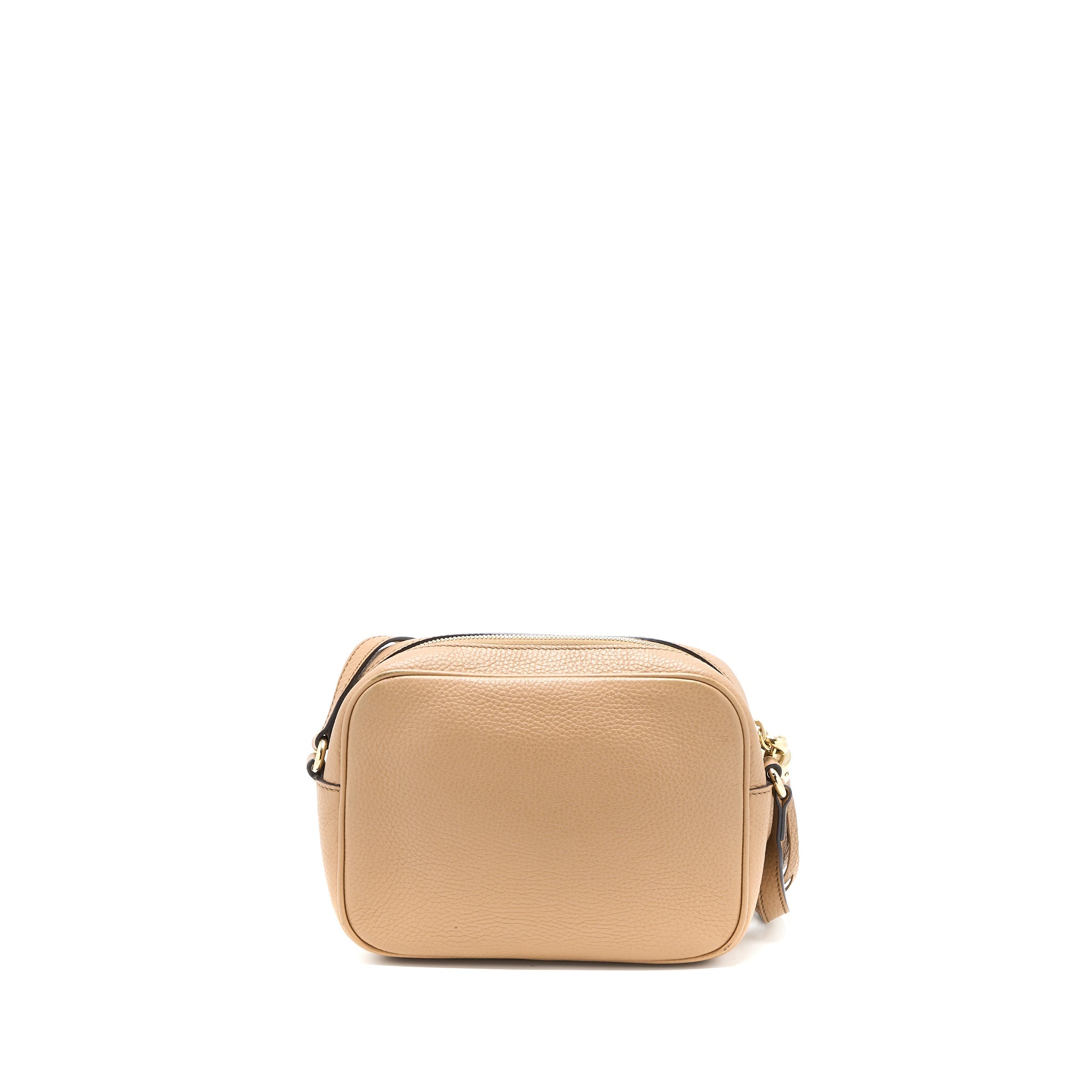 GUCCI SOHO DISCO BAG CALFKSIN DARK BEIGE GHW