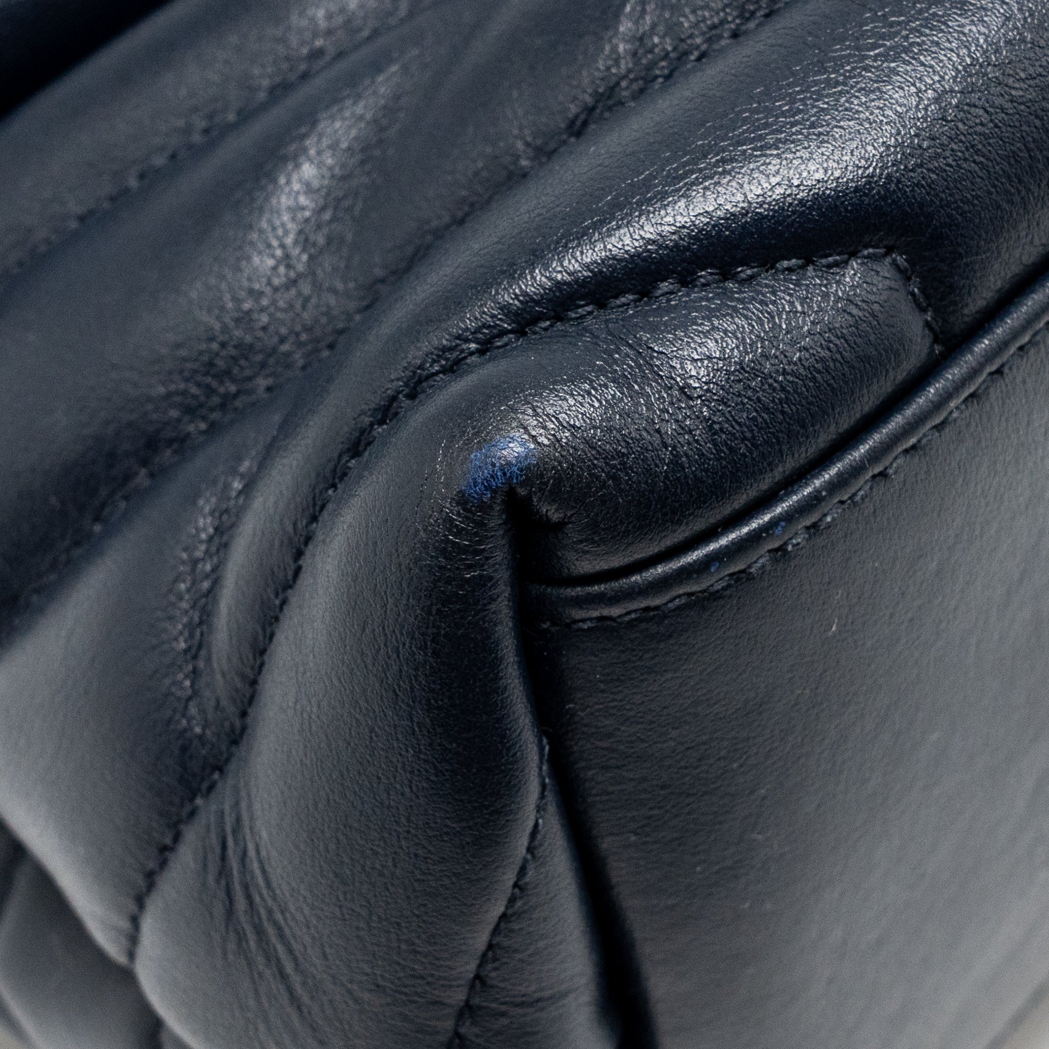 SAINT LAURENT/YSL MEDIUM LOU LOU BAG CALFSKIN DARK BLUE SHW
