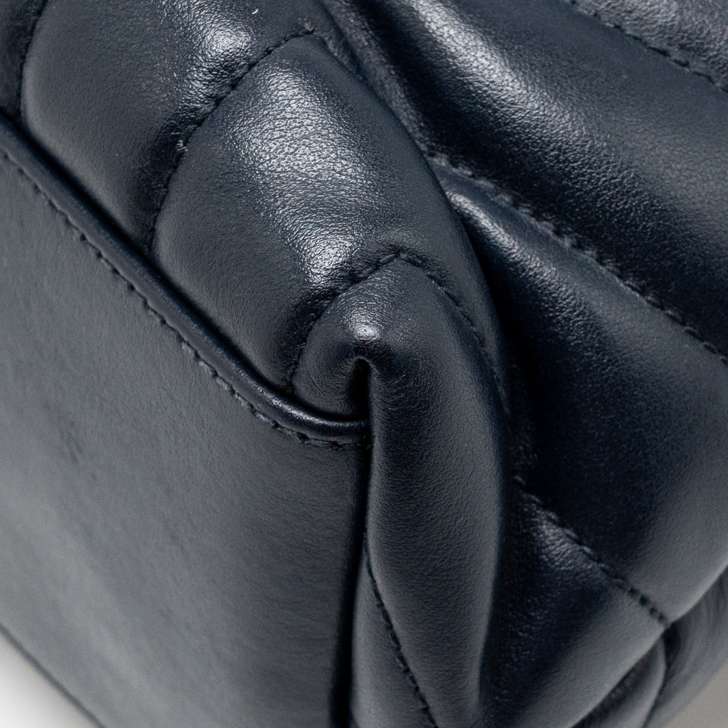 SAINT LAURENT/YSL MEDIUM LOU LOU BAG CALFSKIN DARK BLUE SHW