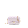 CHANEL 21K MY PERFECT MINI FLAP BAG CAVIAR PINK GHW (MICROCHIP)