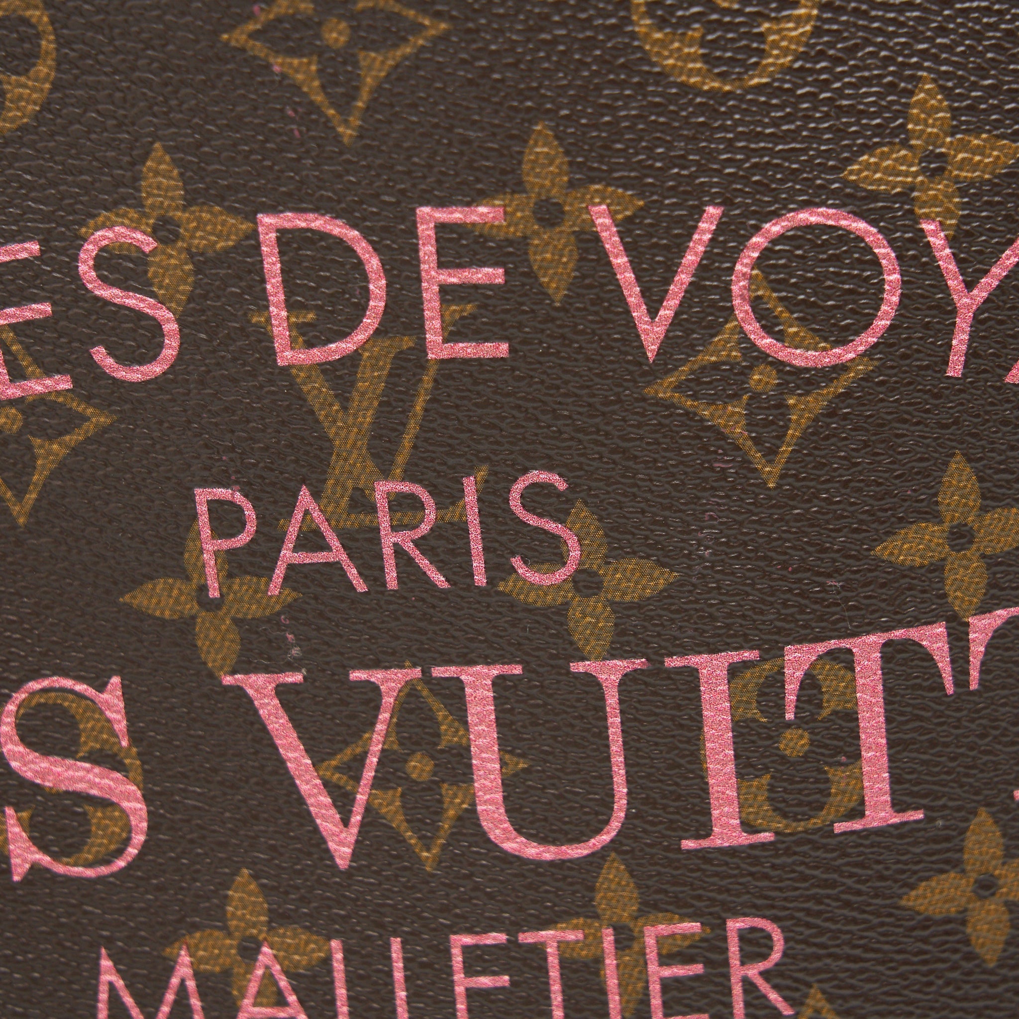 LOUIS VUITTON EDITION IKAT NEVERFULL GM IN MONOGRAM AND PINK