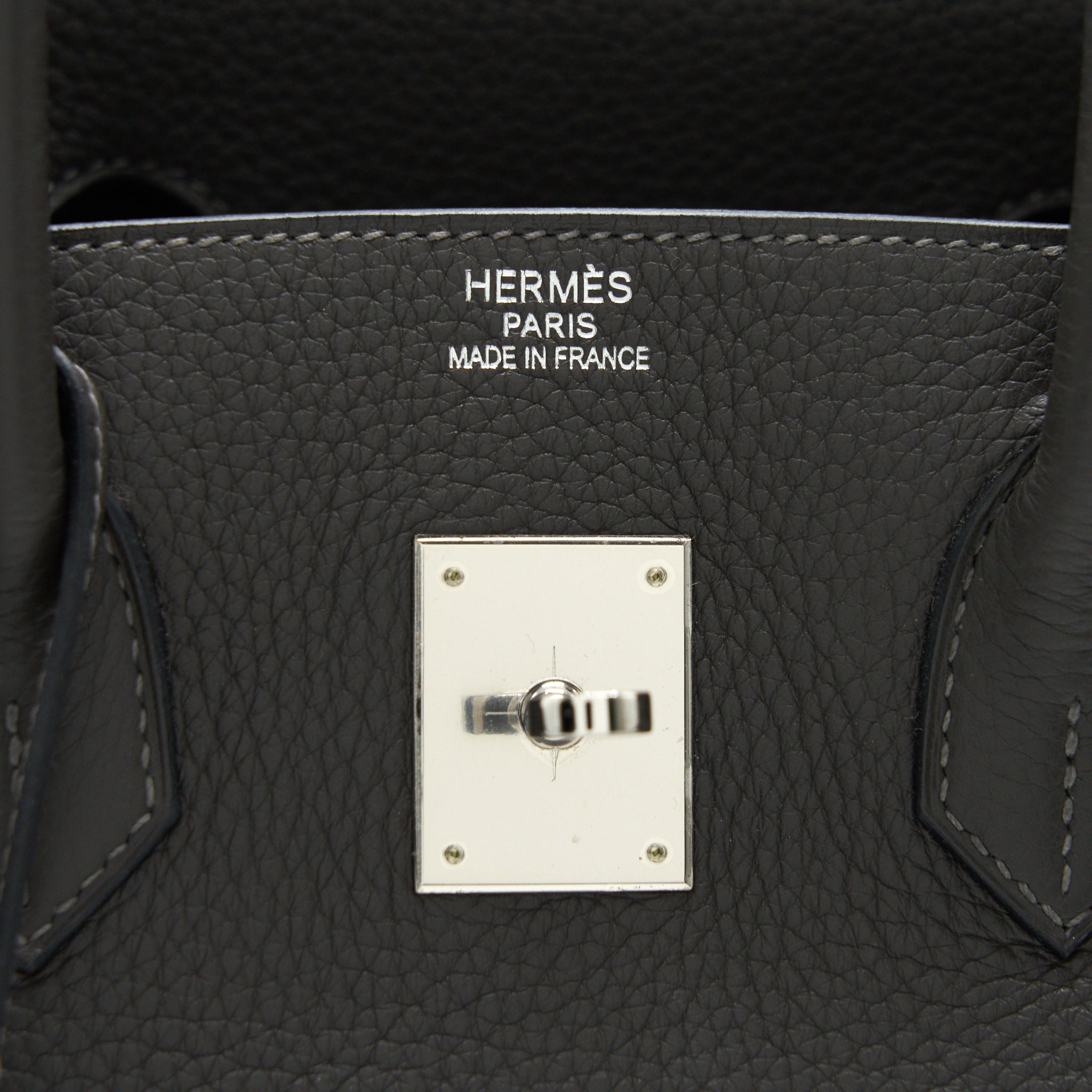 HERMES BIRKIN 35  DARK GREY SHW