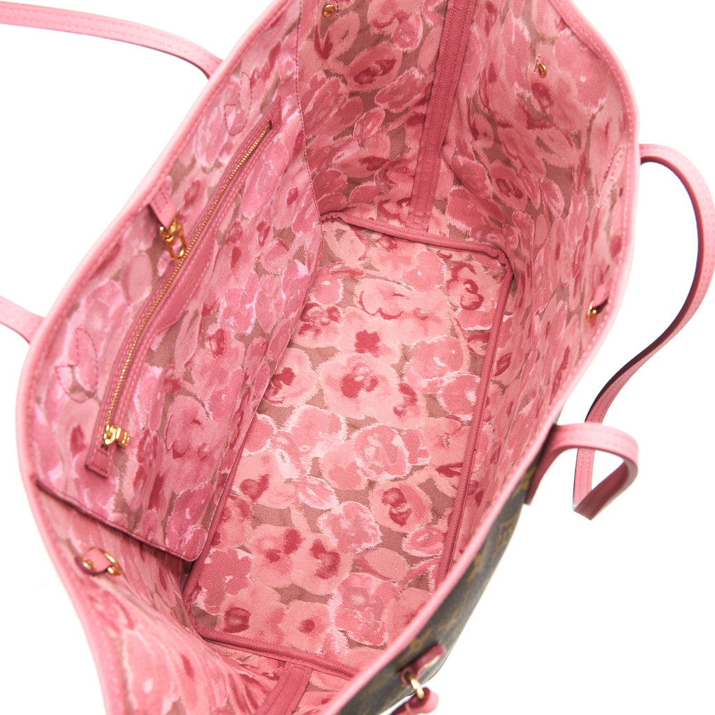 LOUIS VUITTON EDITION IKAT NEVERFULL GM IN MONOGRAM AND PINK