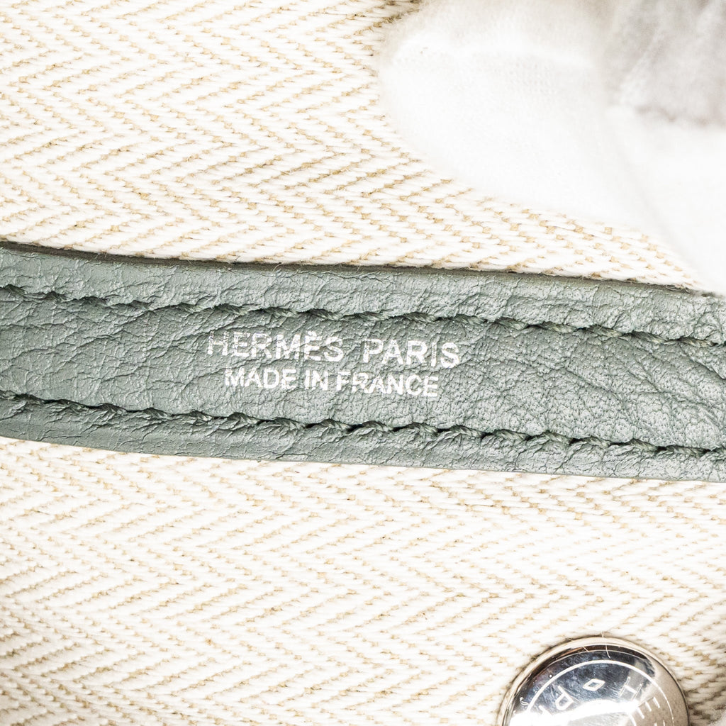 HERMES GARDEN PARTY 30 NEGONDA VERT AMANDE SHW