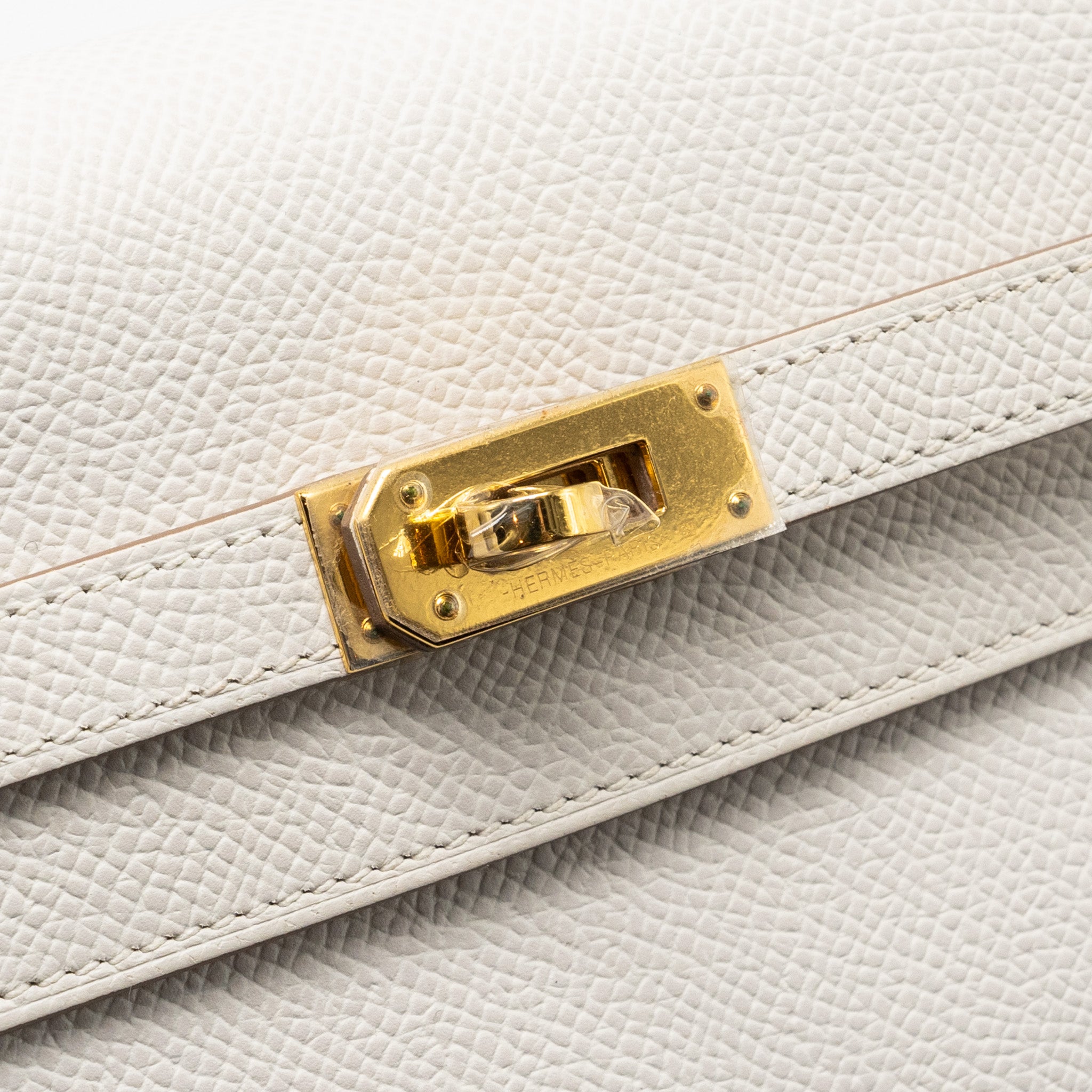 HERMES KELLY TO GO EPSOM GRIS PALE GHW