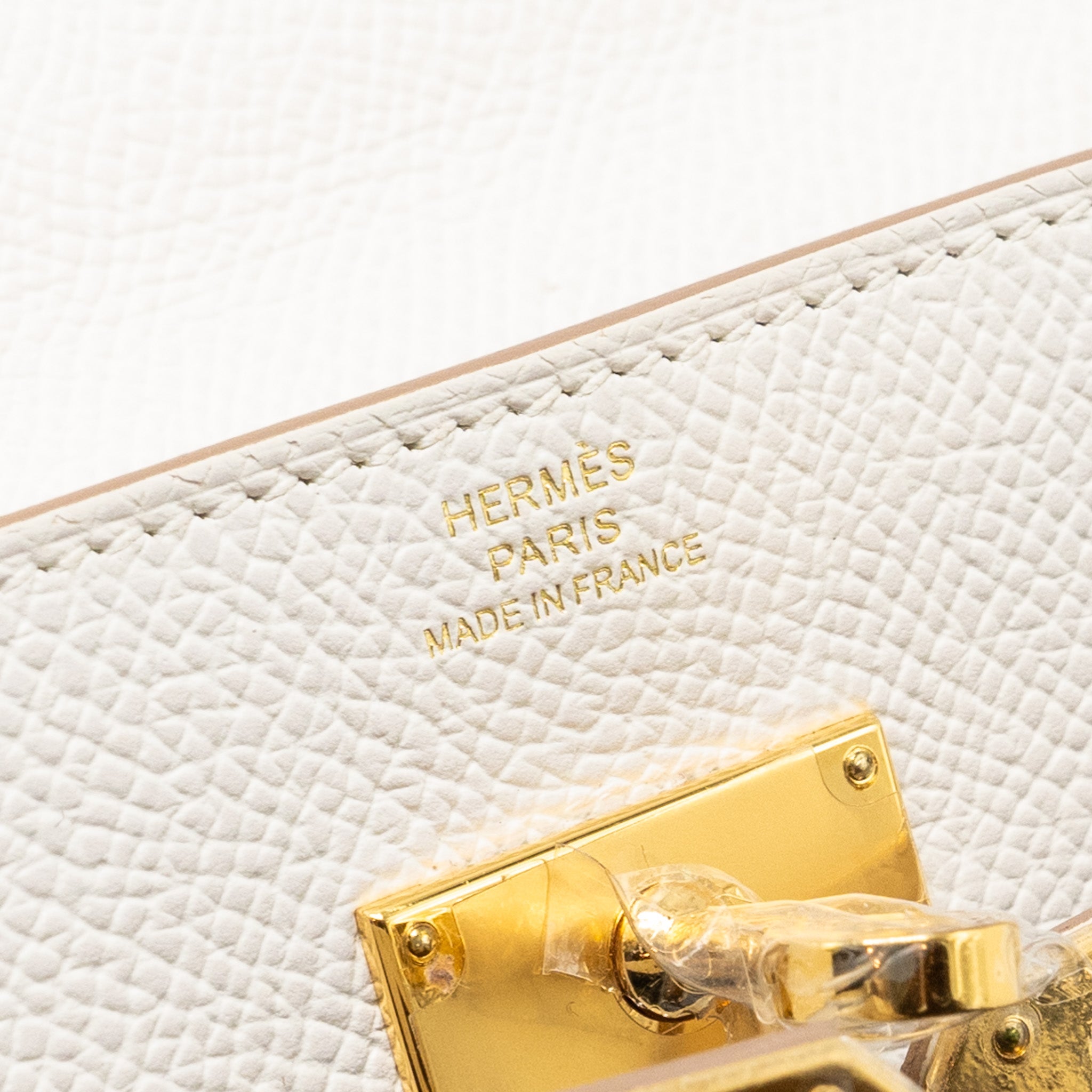 HERMES KELLY TO GO EPSOM GRIS PALE GHW