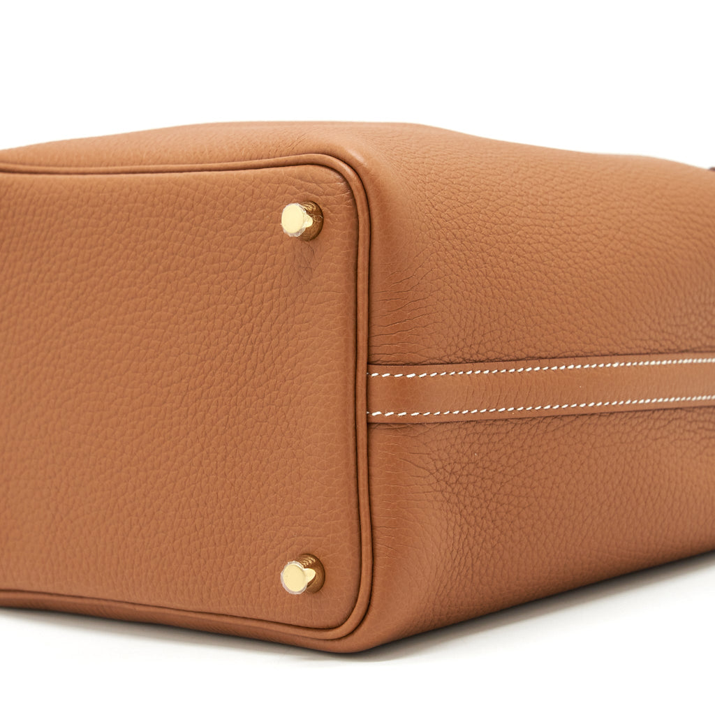 HERMES PICOTIN 18 CLEMENCE GOLD GHW