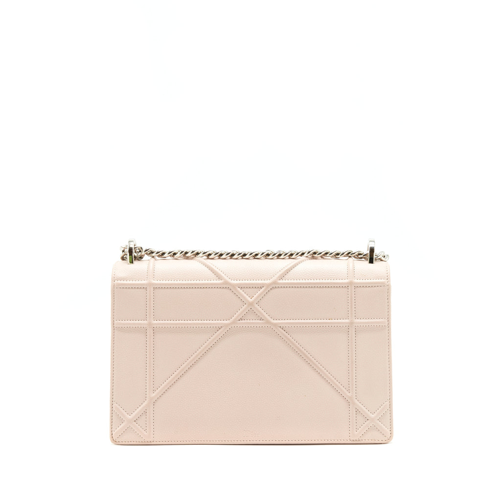 DIOR MEDIUM DIORAMA BAG GRAINED CALFSKIN BEIGE SHW
