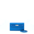 HERMES KELLY TO GO TOUCH EPSOM/ALLIGATOR MYKONOS/BLEU ZELLIGE SHW