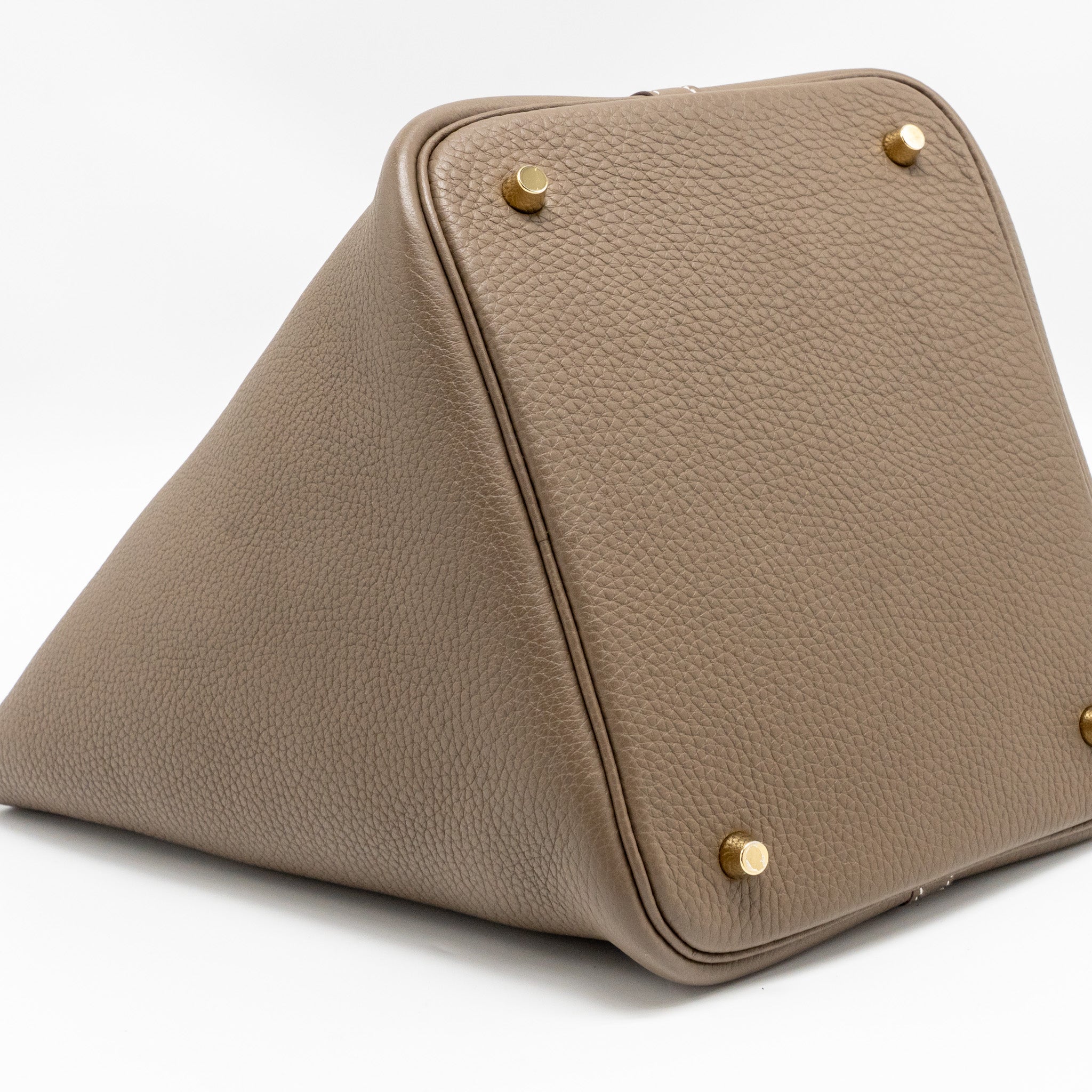 HERMES PICOTIN 22 LOCK BAG CLEMENCE ETOUPE GHW