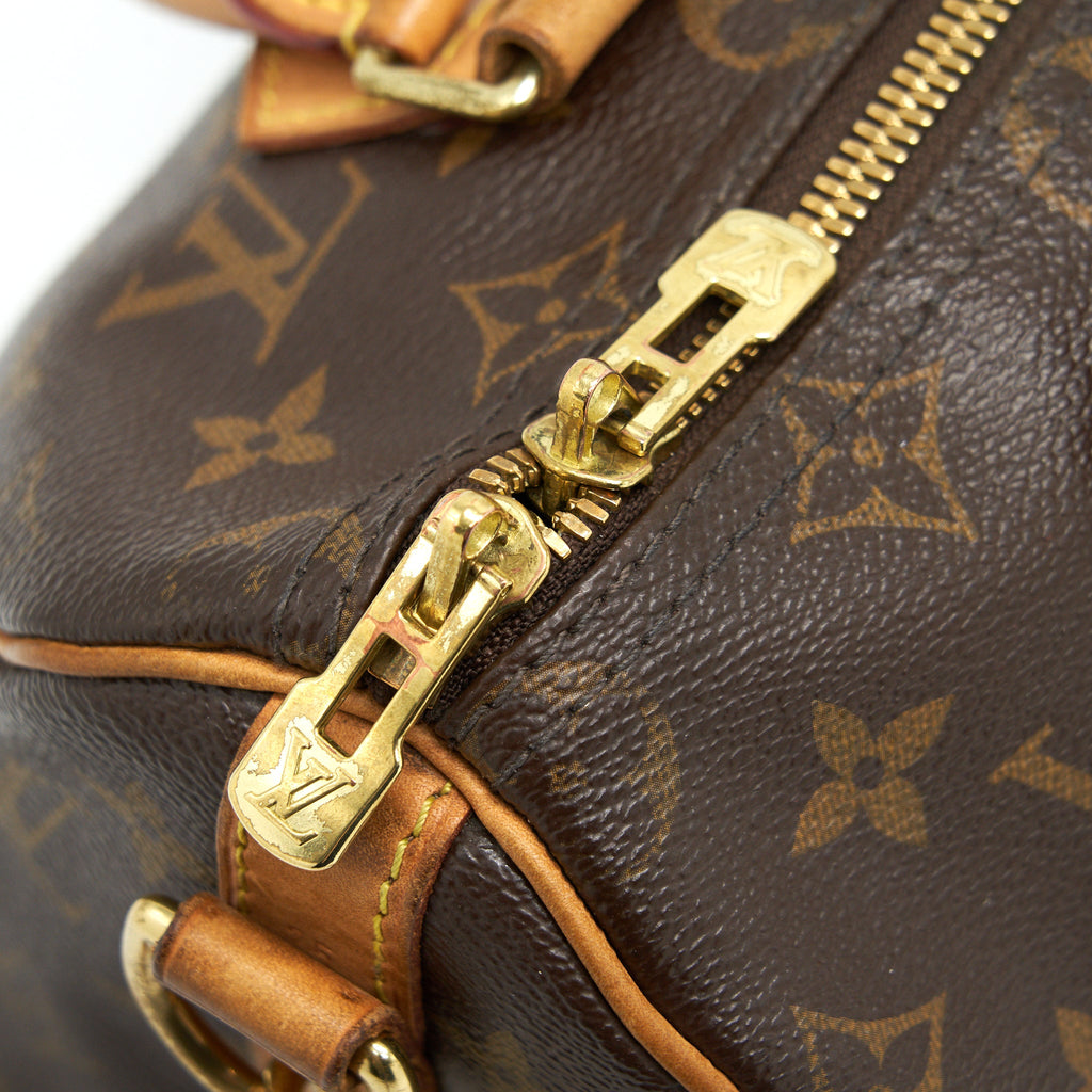 LOUIS VUITTON SPEEDY25 WITH STRAP MONOGRAM CANVAS
