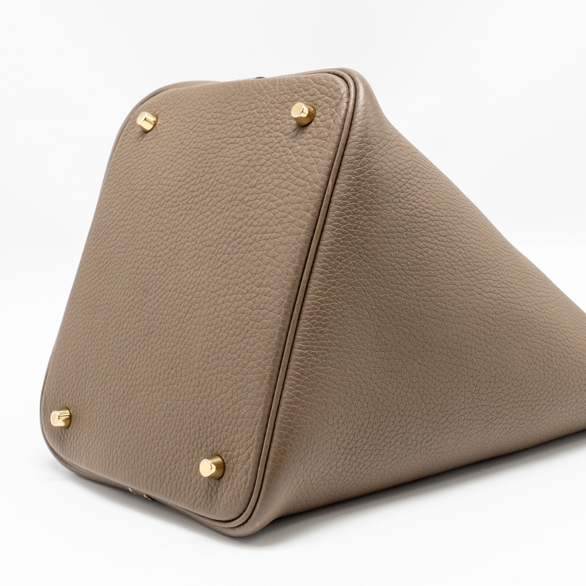 HERMES PICOTIN 22 LOCK BAG CLEMENCE ETOUPE GHW