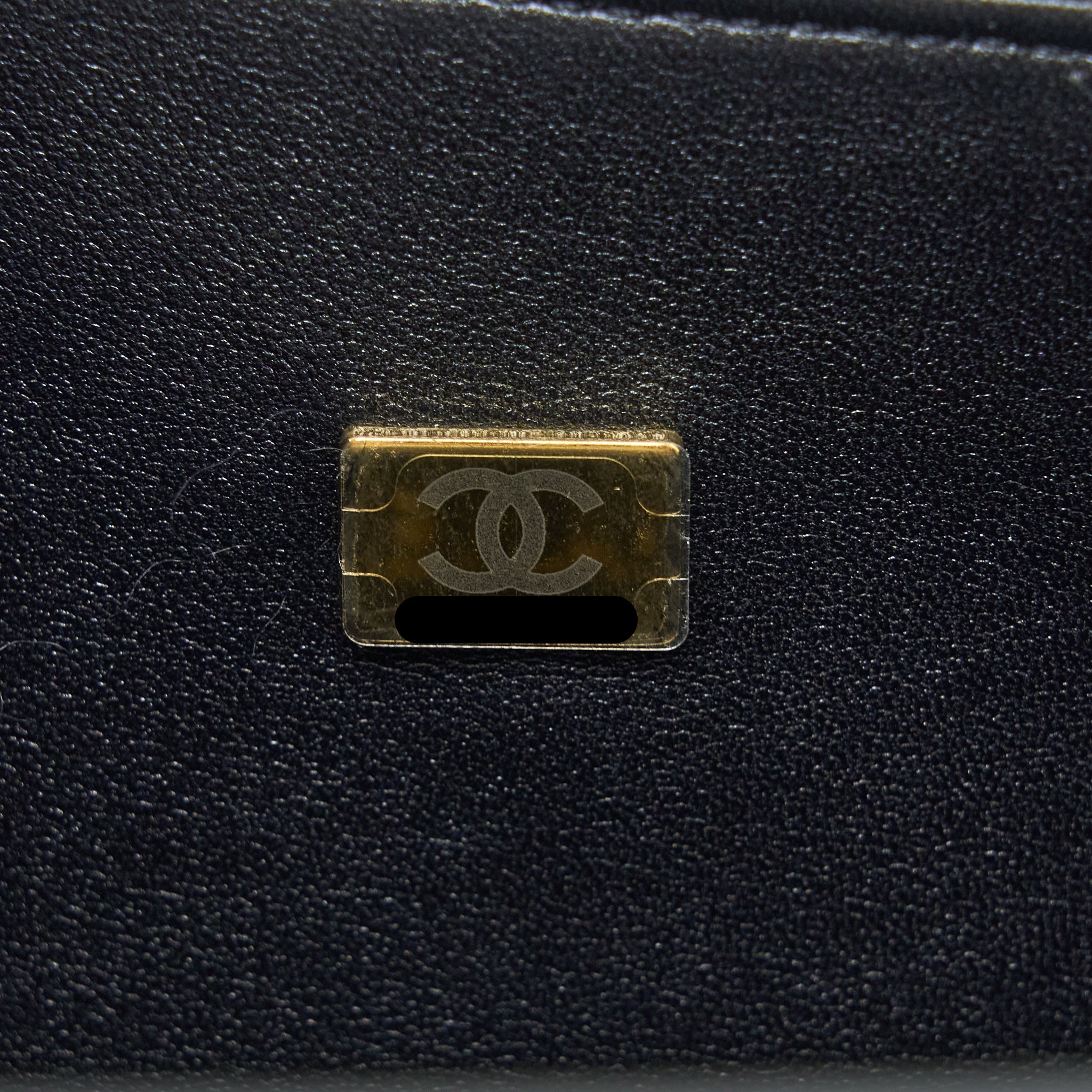 CHANEL MEDIUM BOY BAG CALFSKIN BLACK GHW (MICROCHIP)