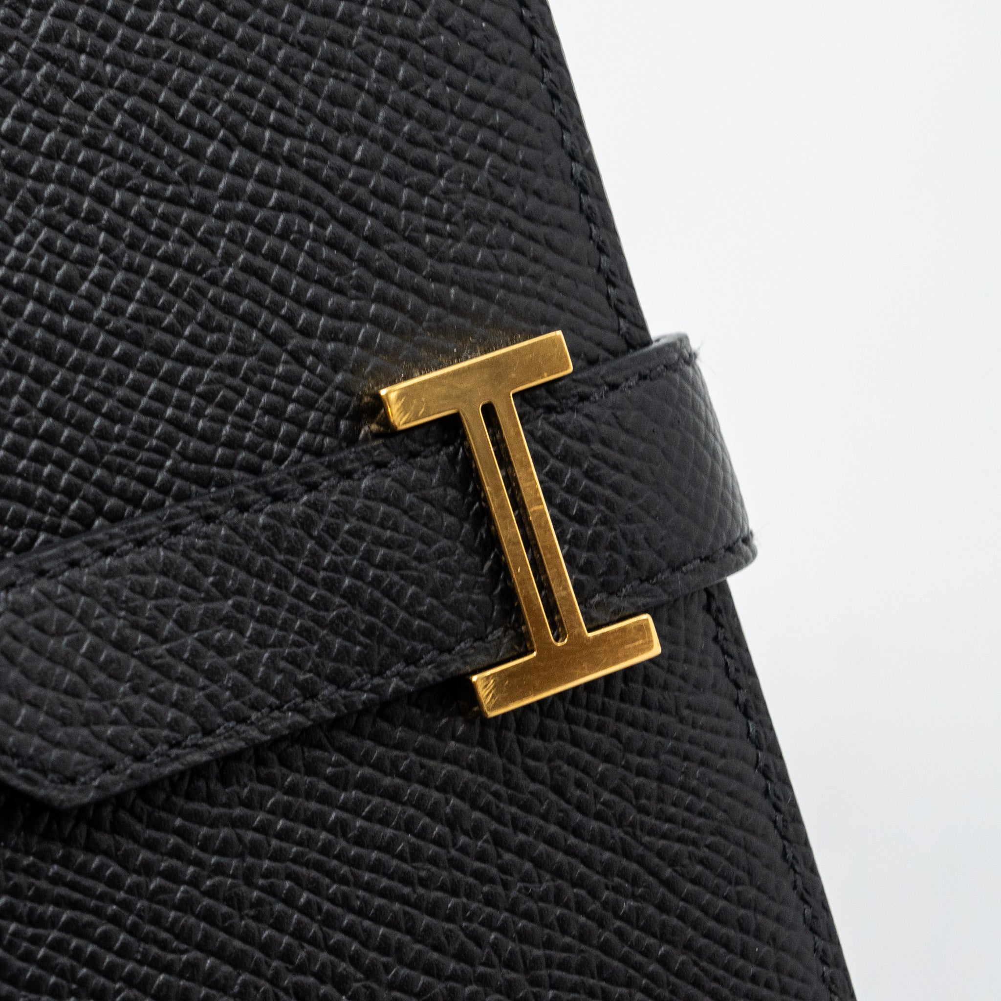 HERMES BEARN LONG WALLET EPSOM BLACK GHW