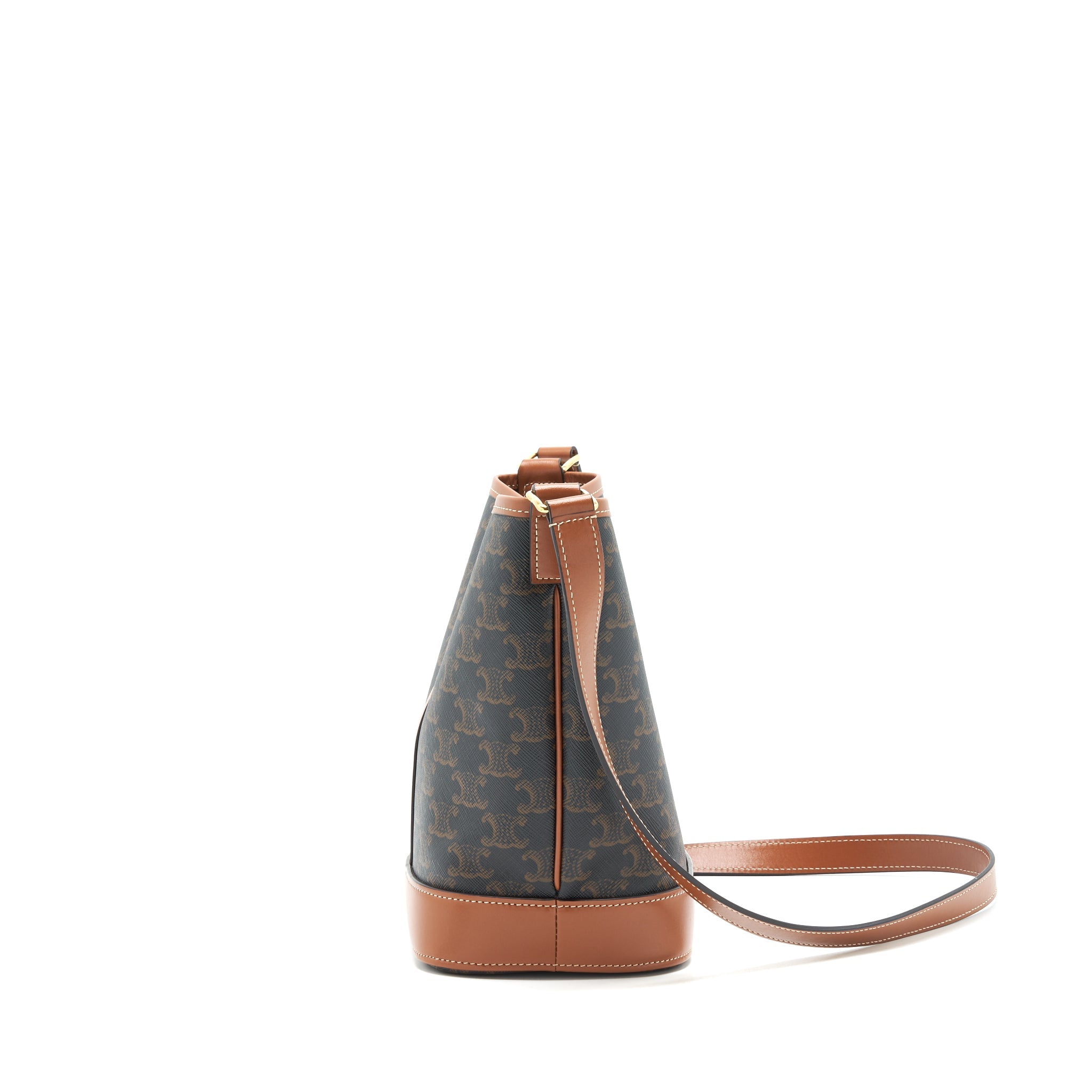 CELINE SMALL BUCKET GOLD TRIOMPHE