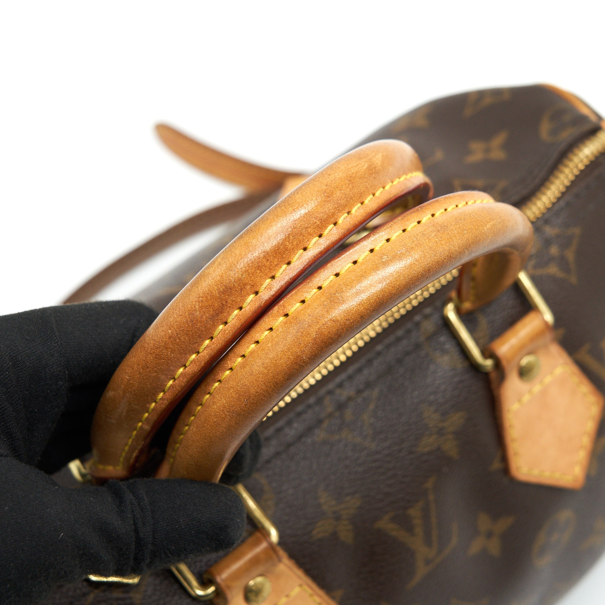LOUIS VUITTON SPEEDY25 WITH STRAP MONOGRAM CANVAS