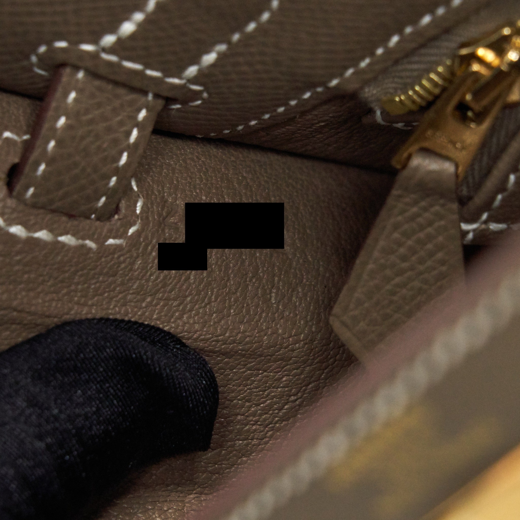 HERMES KELLY 25 SELLIER ETOUPE GHW