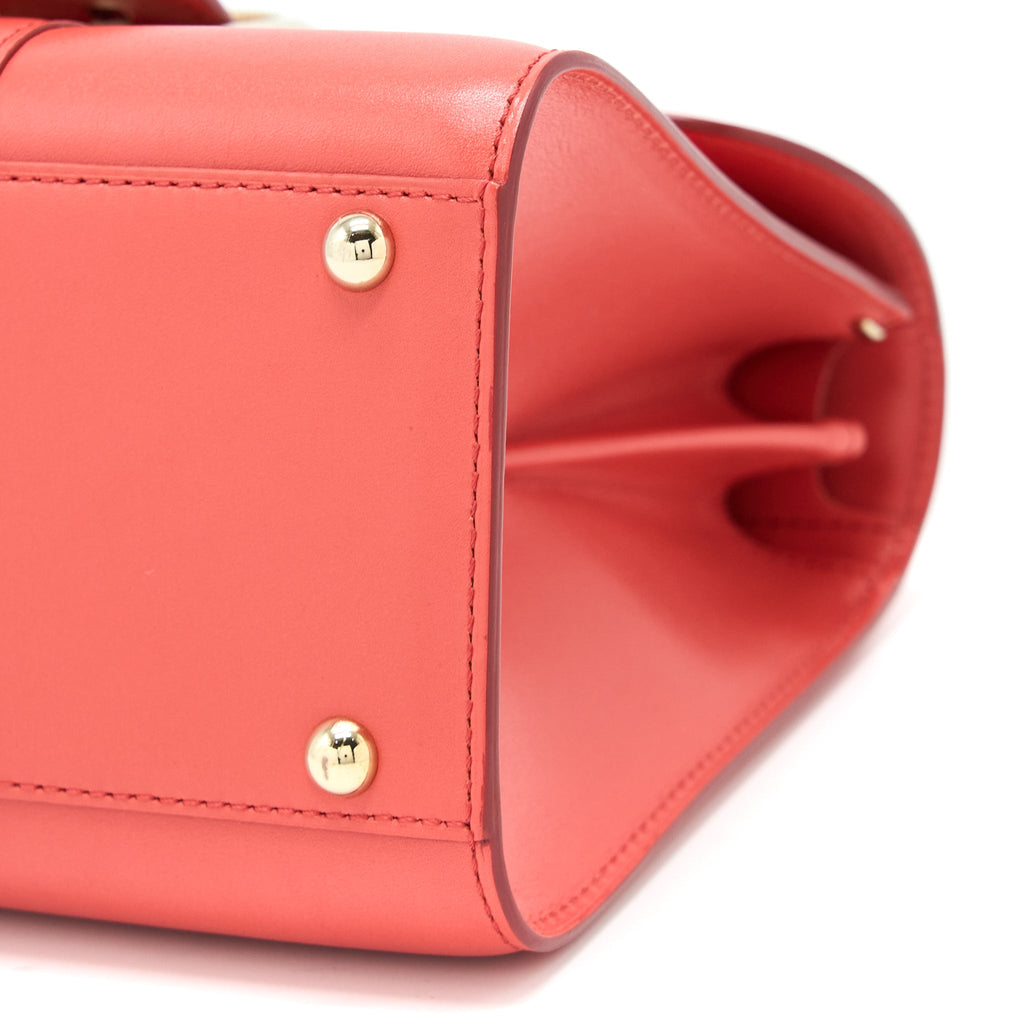 DELVAUX MINI BRILLIANT BOX CALFSKIN SUNSET GHW