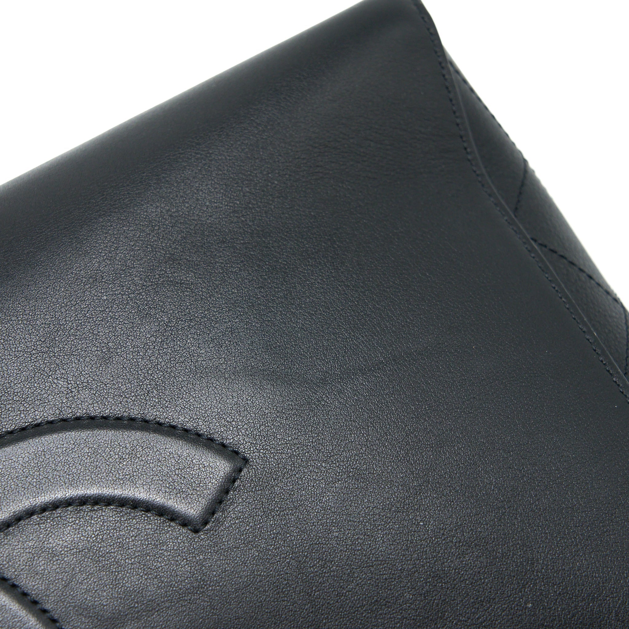 CHANEL TOTE BAG LAMBSKIN BLACK LGHW