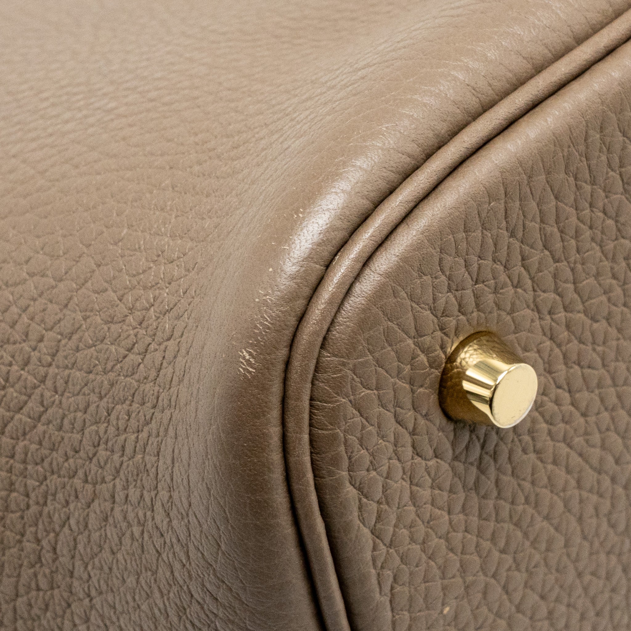 HERMES PICOTIN 22 LOCK BAG CLEMENCE ETOUPE GHW