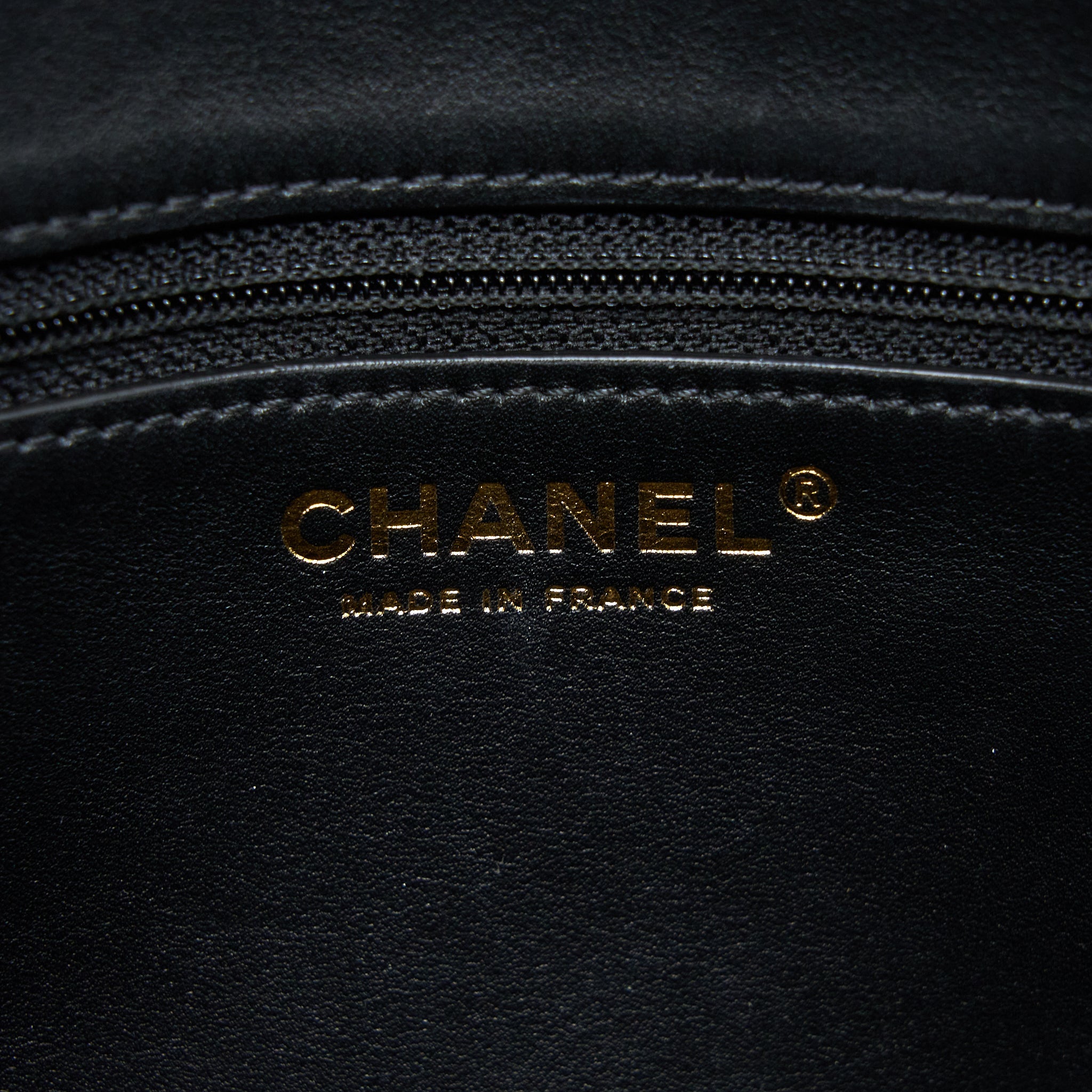 CHANEL TOTE BAG LAMBSKIN BLACK LGHW