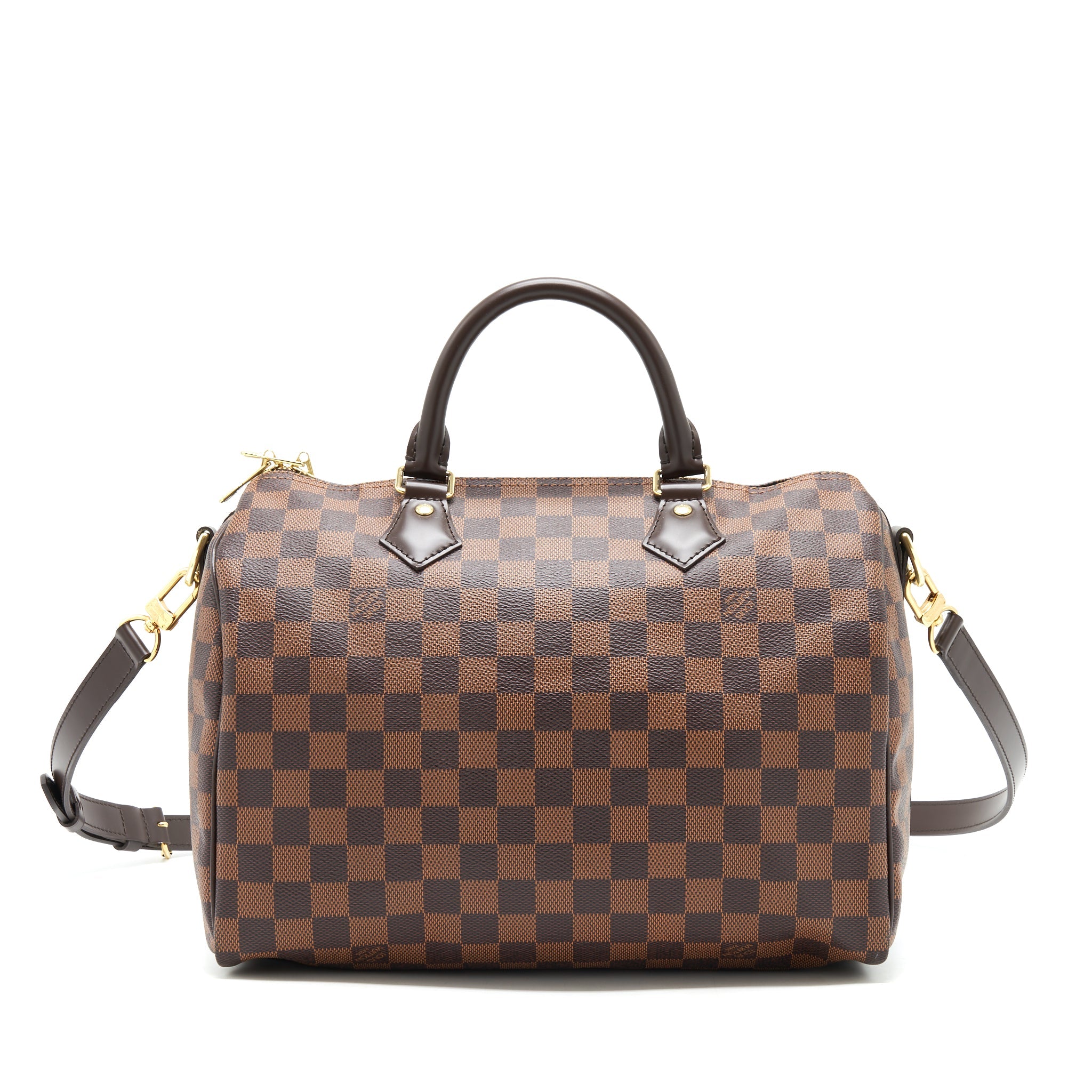 LOUIS VUITTON SPEEDY 30 DAMIER EBENE GHW