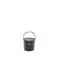CHANEL 23C FLAP BUCKET BAG LAMBSKIN BLACK GHW (MICROCHIP)