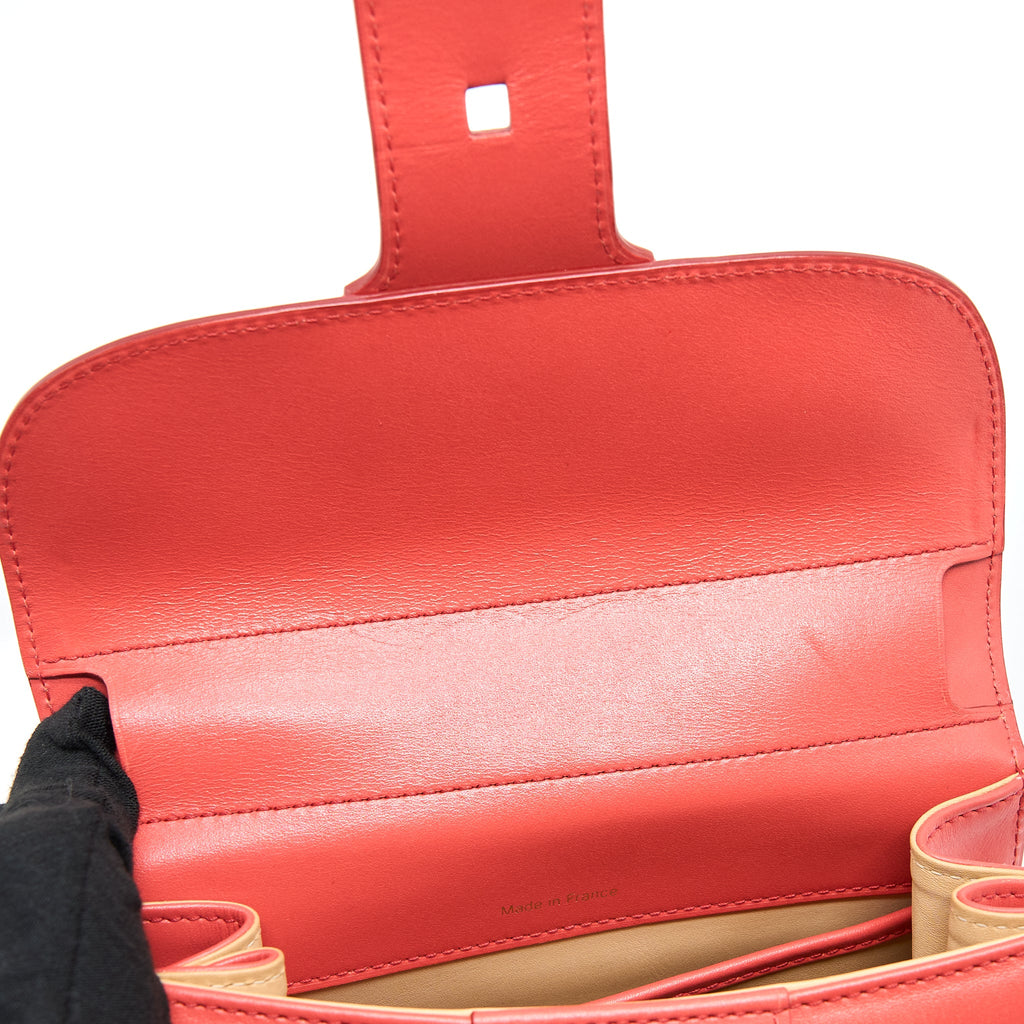 DELVAUX MINI BRILLIANT BOX CALFSKIN SUNSET GHW