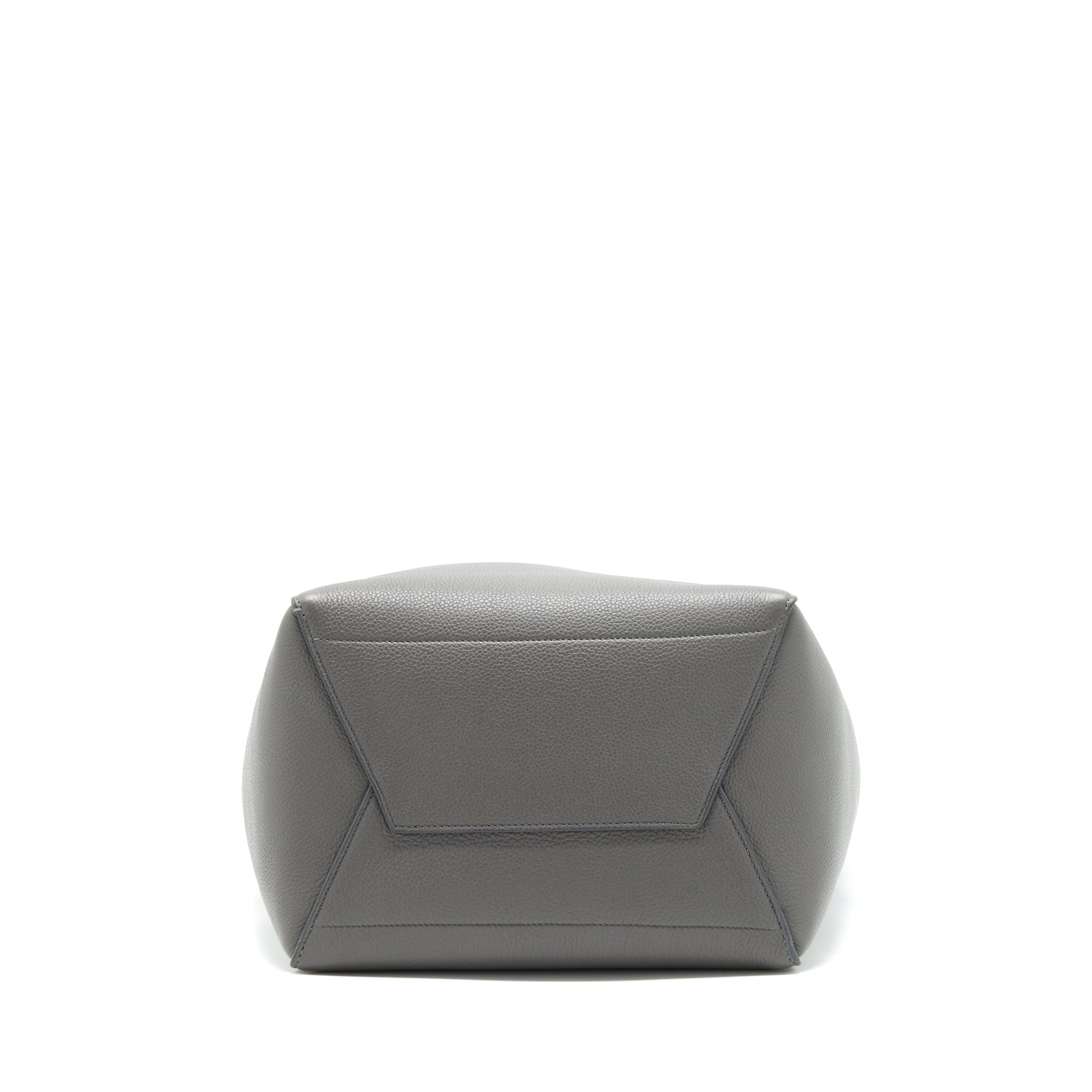 CELINE SANGLE BUCKET BAG GREY GHW