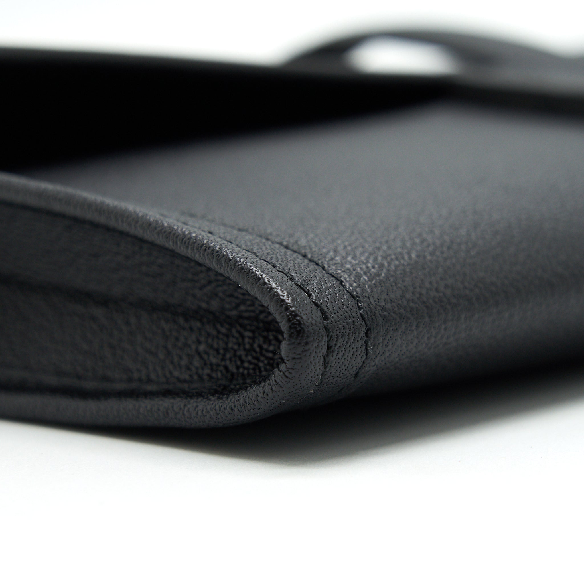 HERMES JIGE CLUTCH IN BLACK