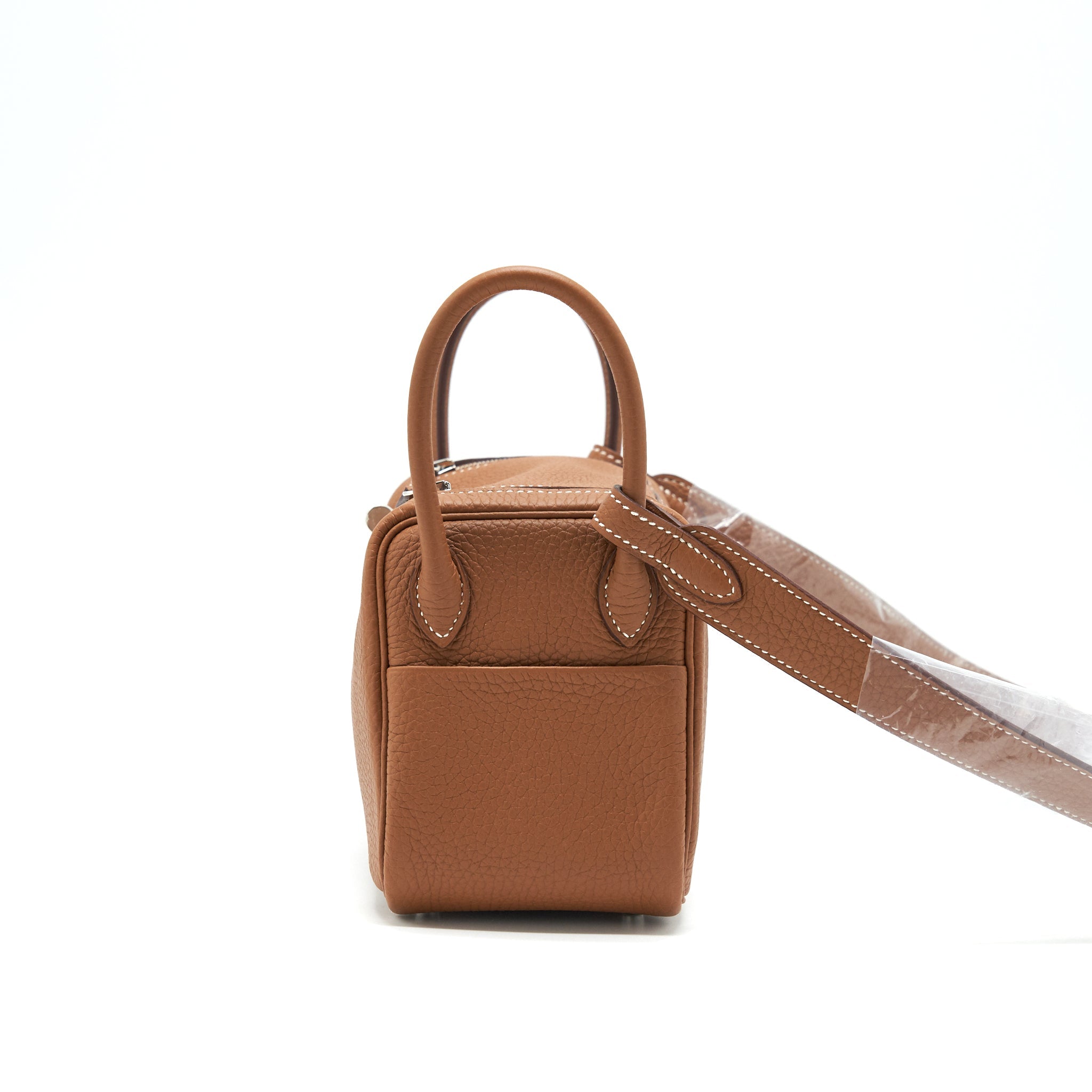 HERMES MINI LINDY GOLD WITH SHW