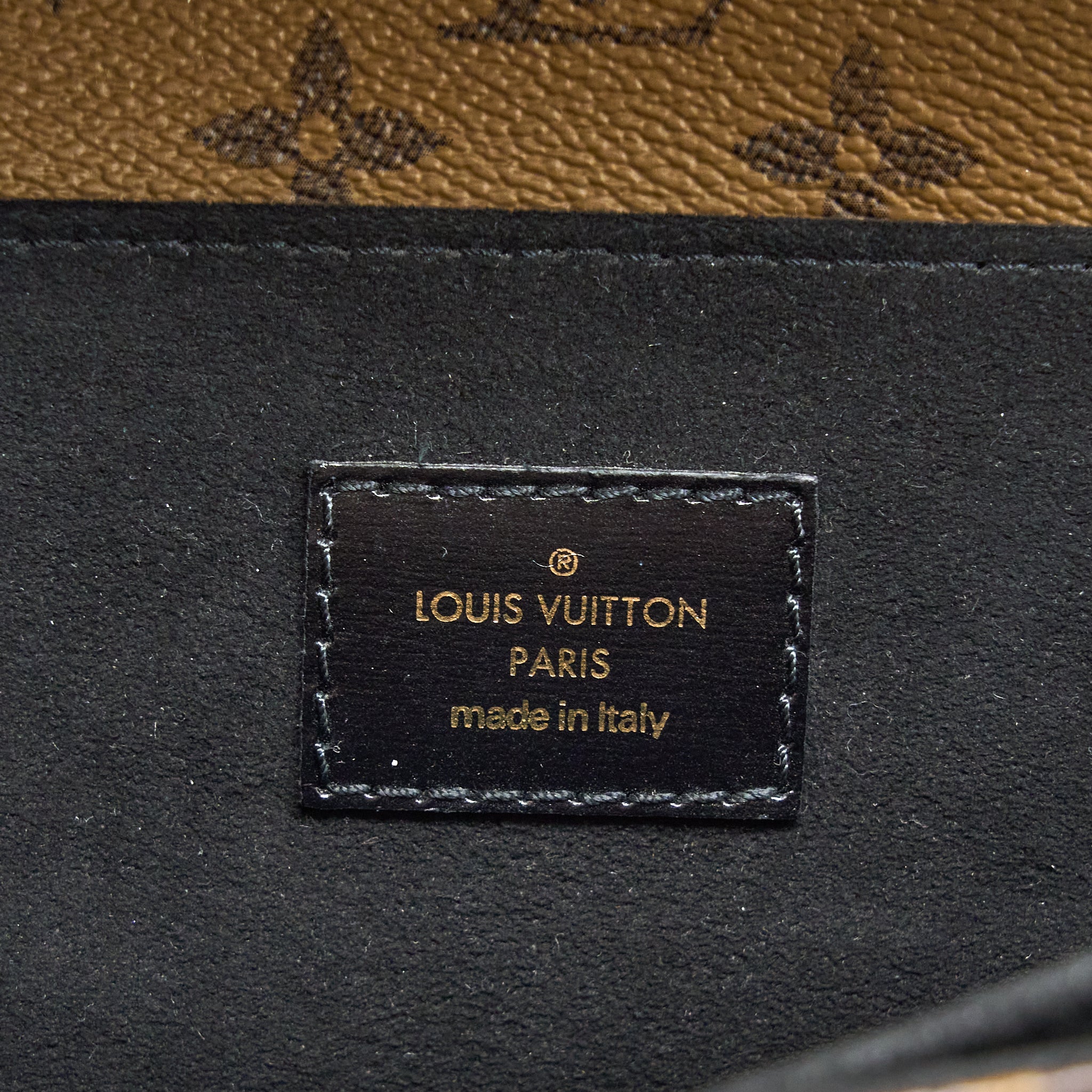 LOUIS VUITTON POCHETTE MÉTIS MONOGRAM REVERSE CANVAS GHW
