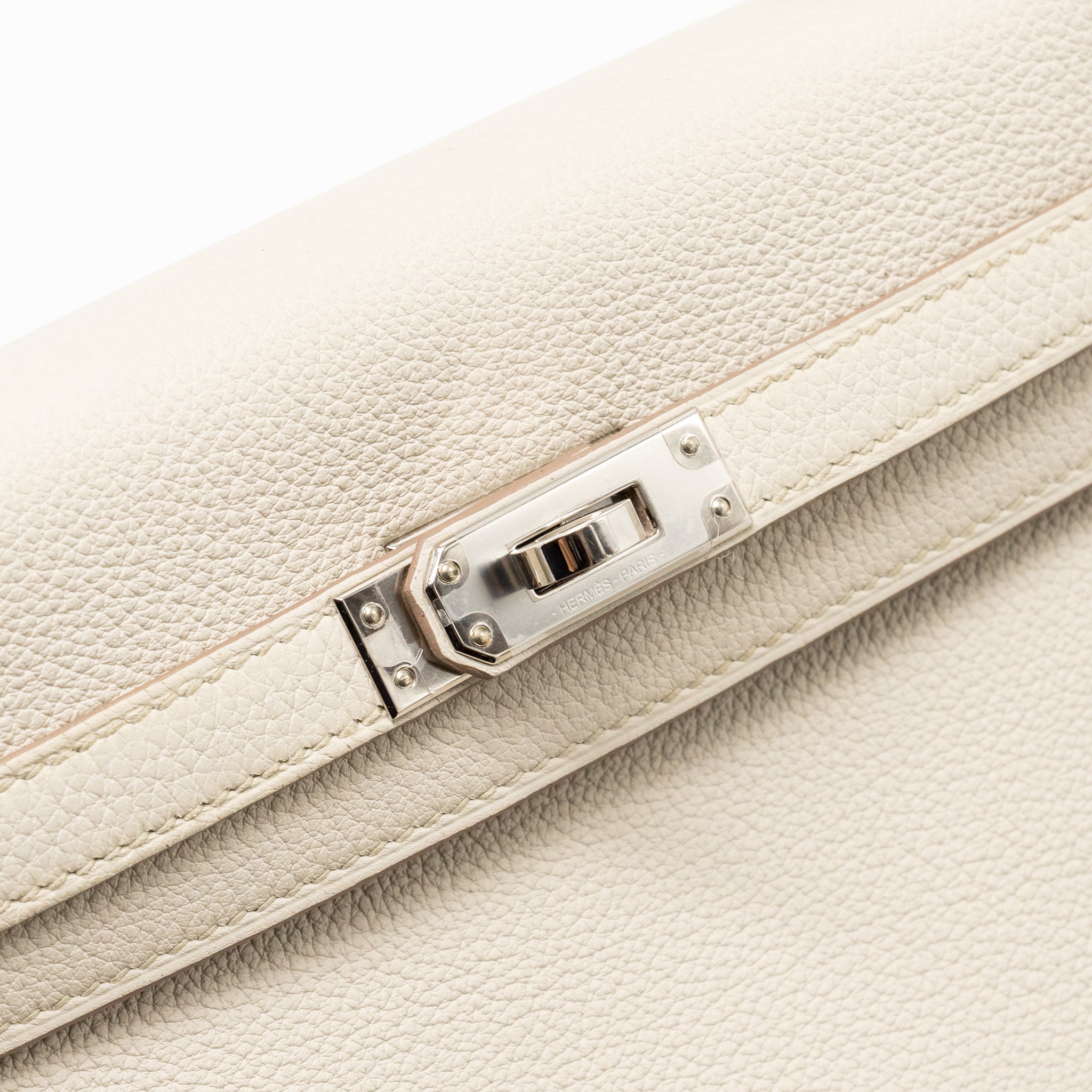 HERMES KELLY 25 STRAP TOGO BETON/GRIS ASPHALTE SHW