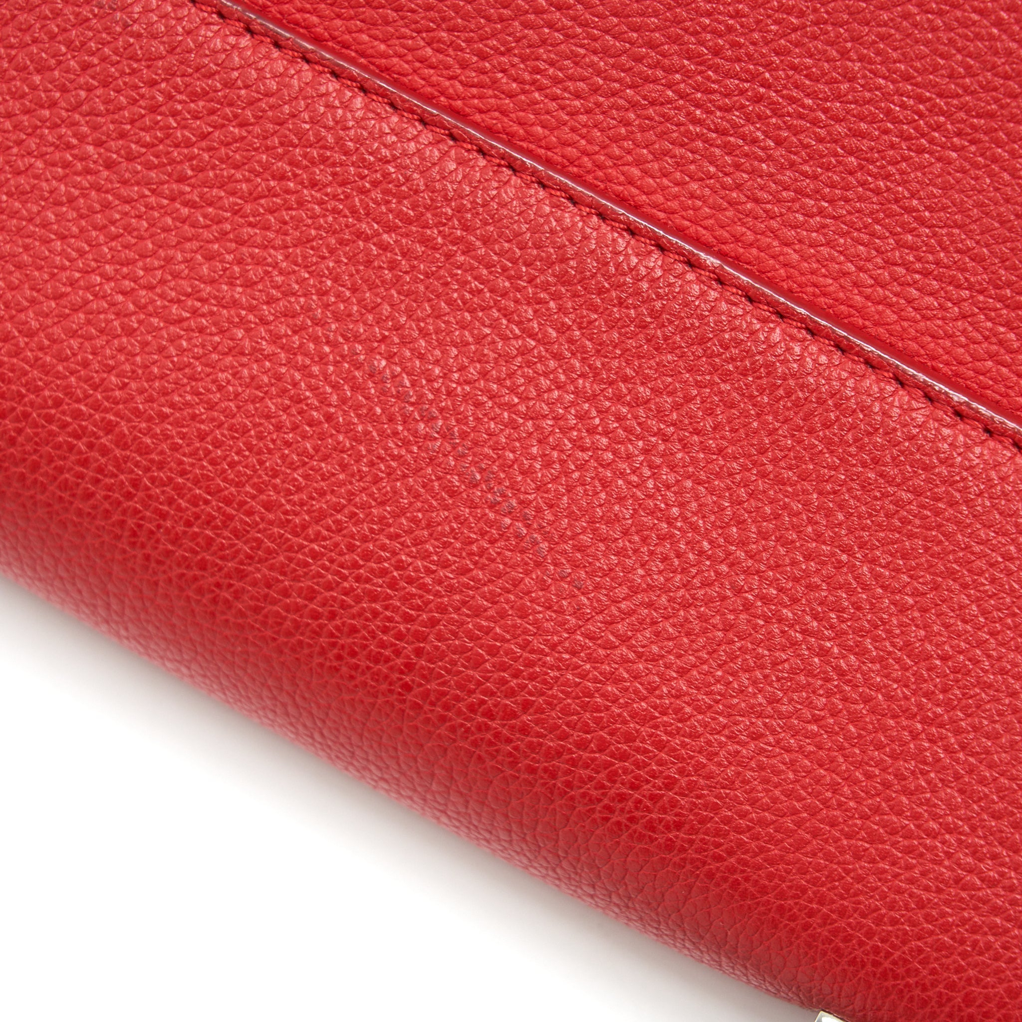 LOUIS VUITTON LOCKME II BB BAG IN RED SHW