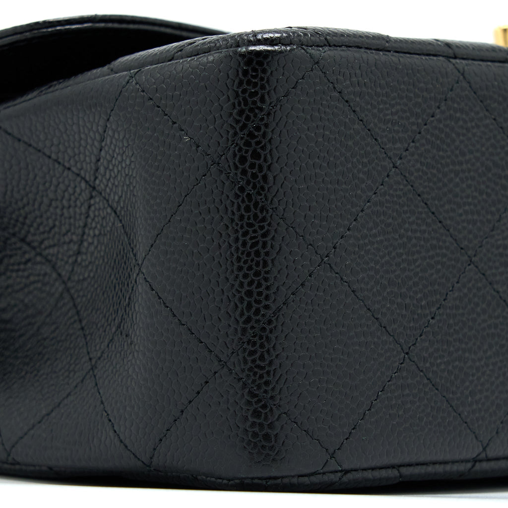 CHANEL JUMBO CLASSIC DOUBLE FLAP BAG CAVIAR BLACK GHW