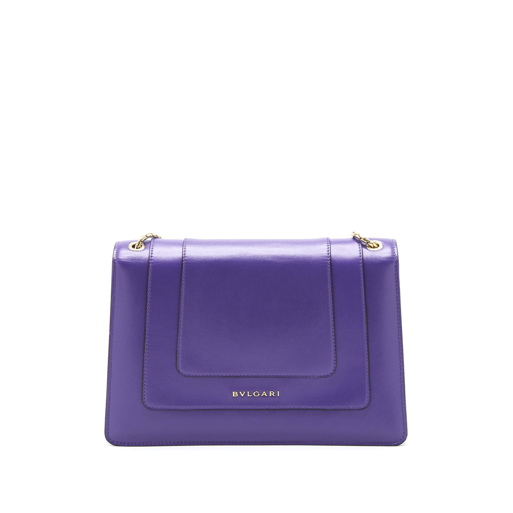 BVLGARI SERPENTI FOREVER SHOULDER BAG PURPLE LGHW