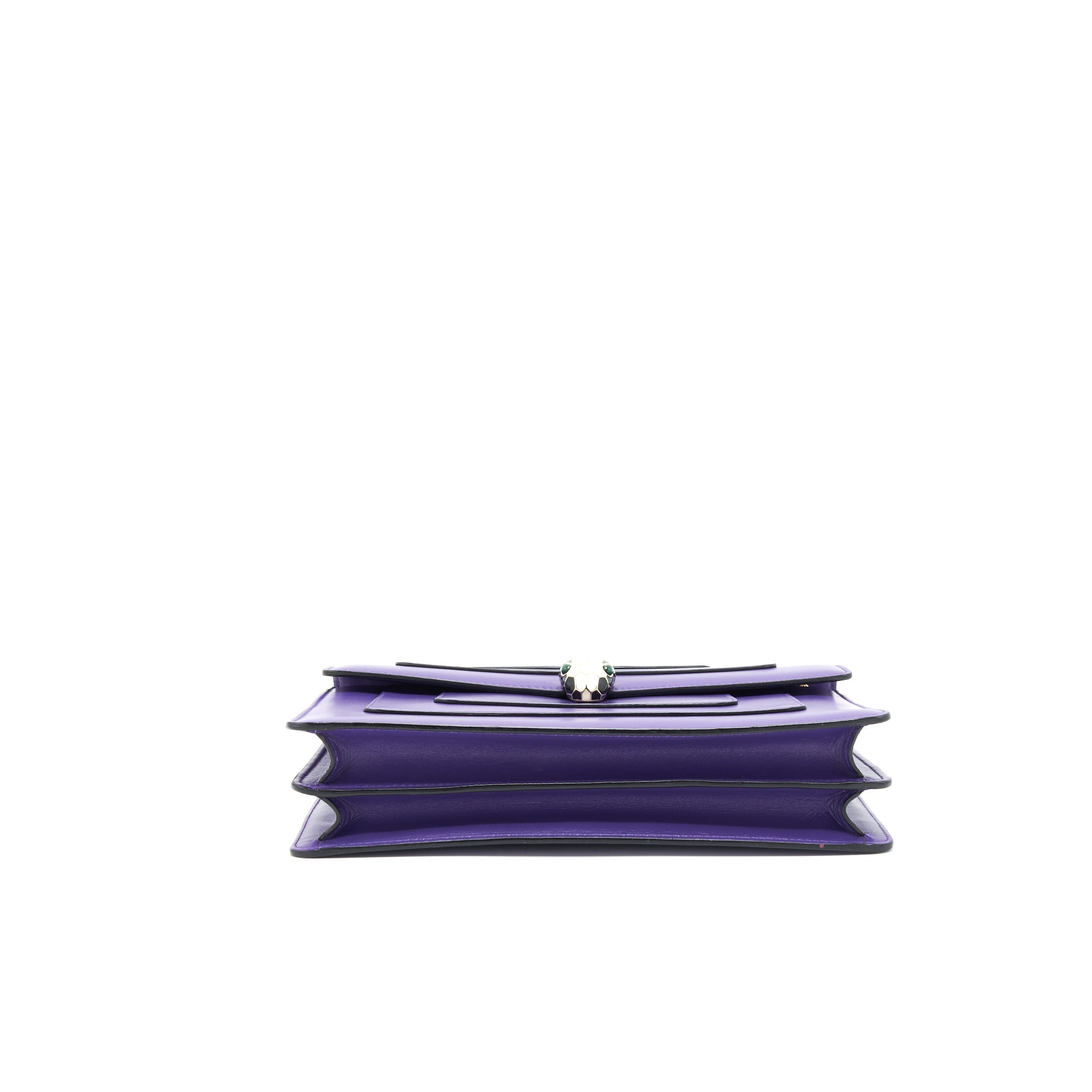 BVLGARI SERPENTI FOREVER SHOULDER BAG PURPLE LGHW