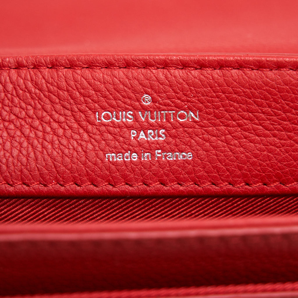 LOUIS VUITTON LOCKME II BB BAG IN RED SHW