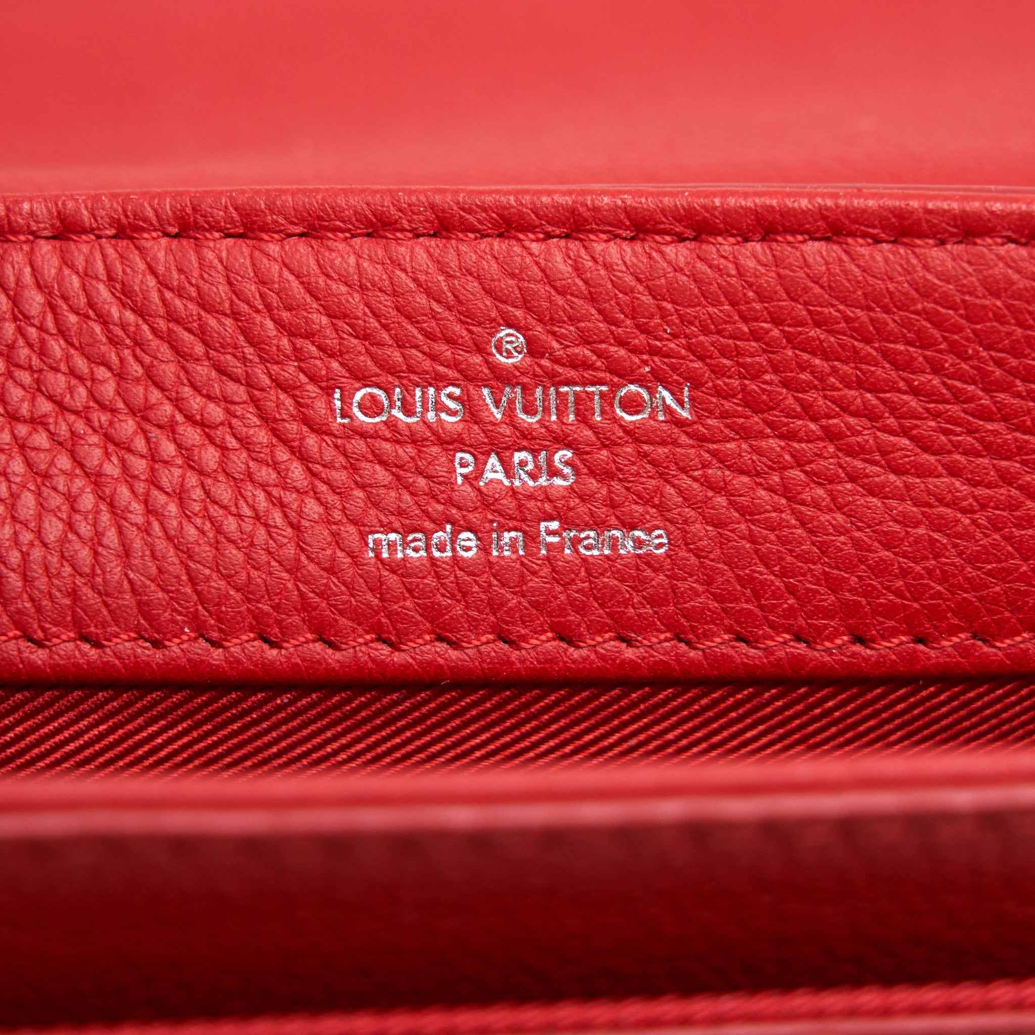 LOUIS VUITTON LOCKME II BB BAG IN RED SHW