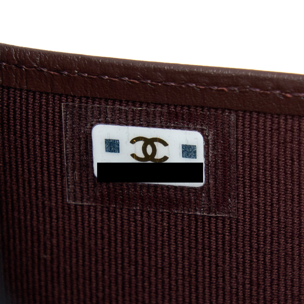 CHANEL CLASSIC SMALL COMPACT WALLET CAVIAR BLACK SHW